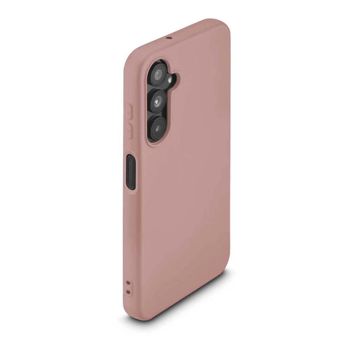 Hama Handyhülle »Handyhülle "Fantastic Feel" für Samsung Galaxy A15/A15 5G, Rosa«, Kratzschutz und bezogene Seitentasten