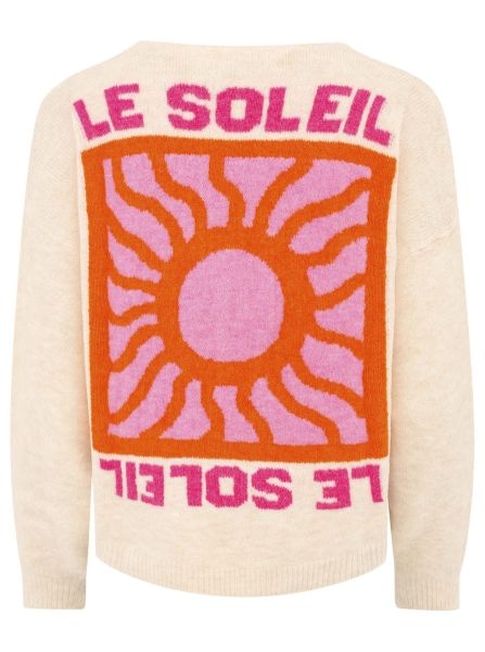 Zwillingsherz Rundhalspullover »"Soleil"«, mit figurumspielendem, lässigem Schnitt