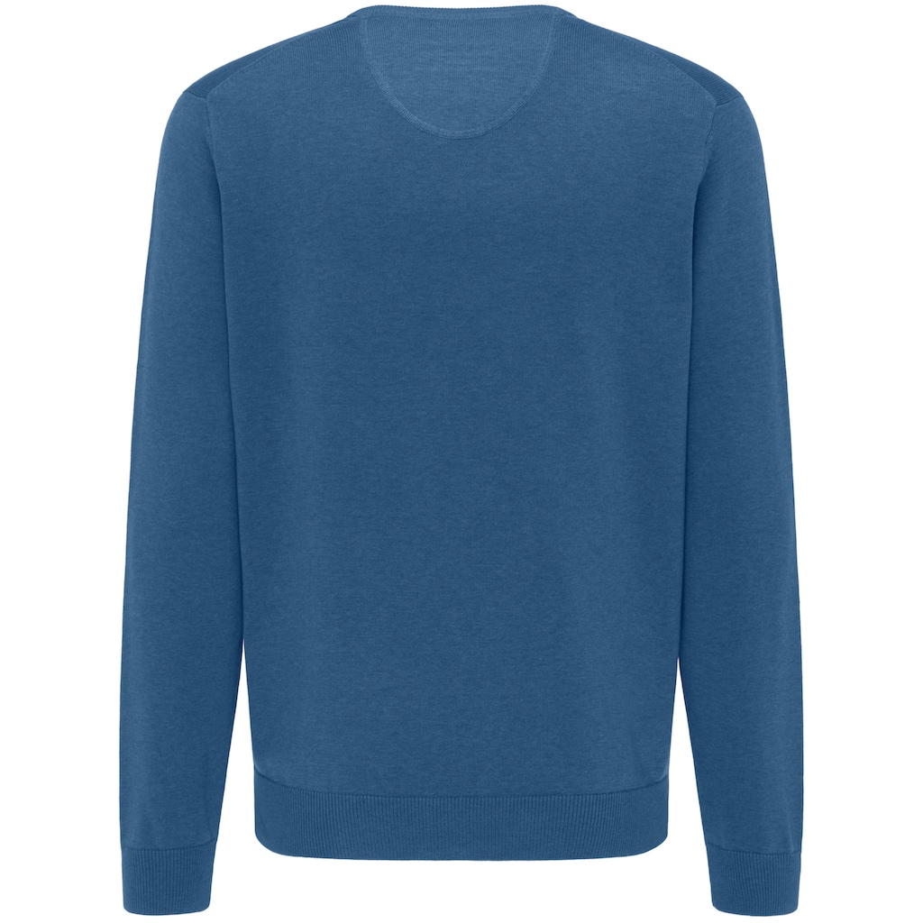 FYNCH-HATTON Strickpullover »FYNCH-HATTON Pullover mit V-Kragen«, (1 tlg.)