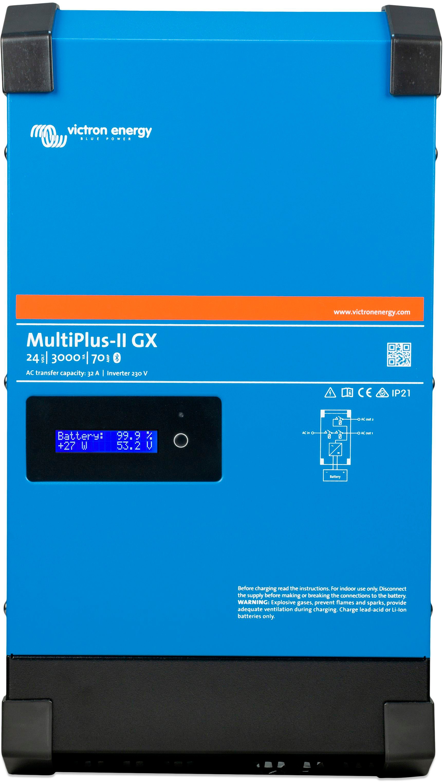 Wechselrichter »»Inverter / Charger Victron MultiPlus-II 24/3000/70-32 230V GX««