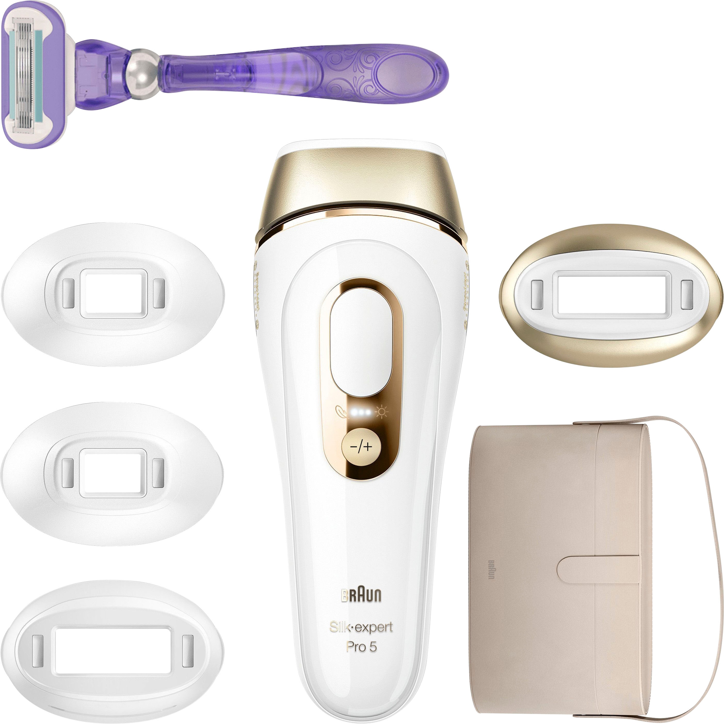 Braun IPL-Haarentferner »Silk-expert 5 Herren Lichtimpulse, PL5347«, sichtbare Haarentfernung dauerhaft Rechnung | für per Damen und 400.000 BAUR für Pro