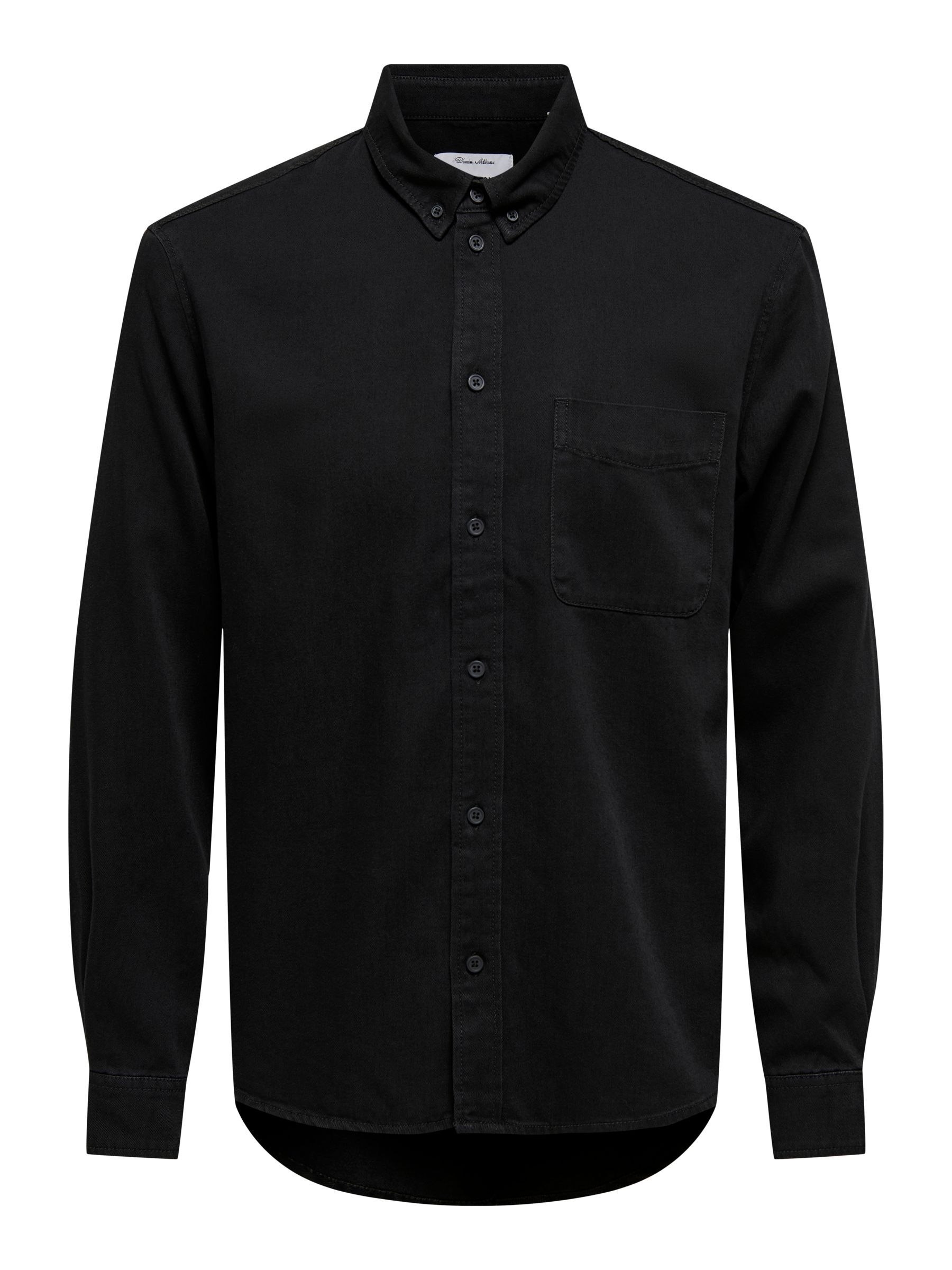 ONLY & SONS Jeanshemd "ONSORSON REGULAR YFM DNM SHIRT NOOS" Baumwolle, normal geschnitten