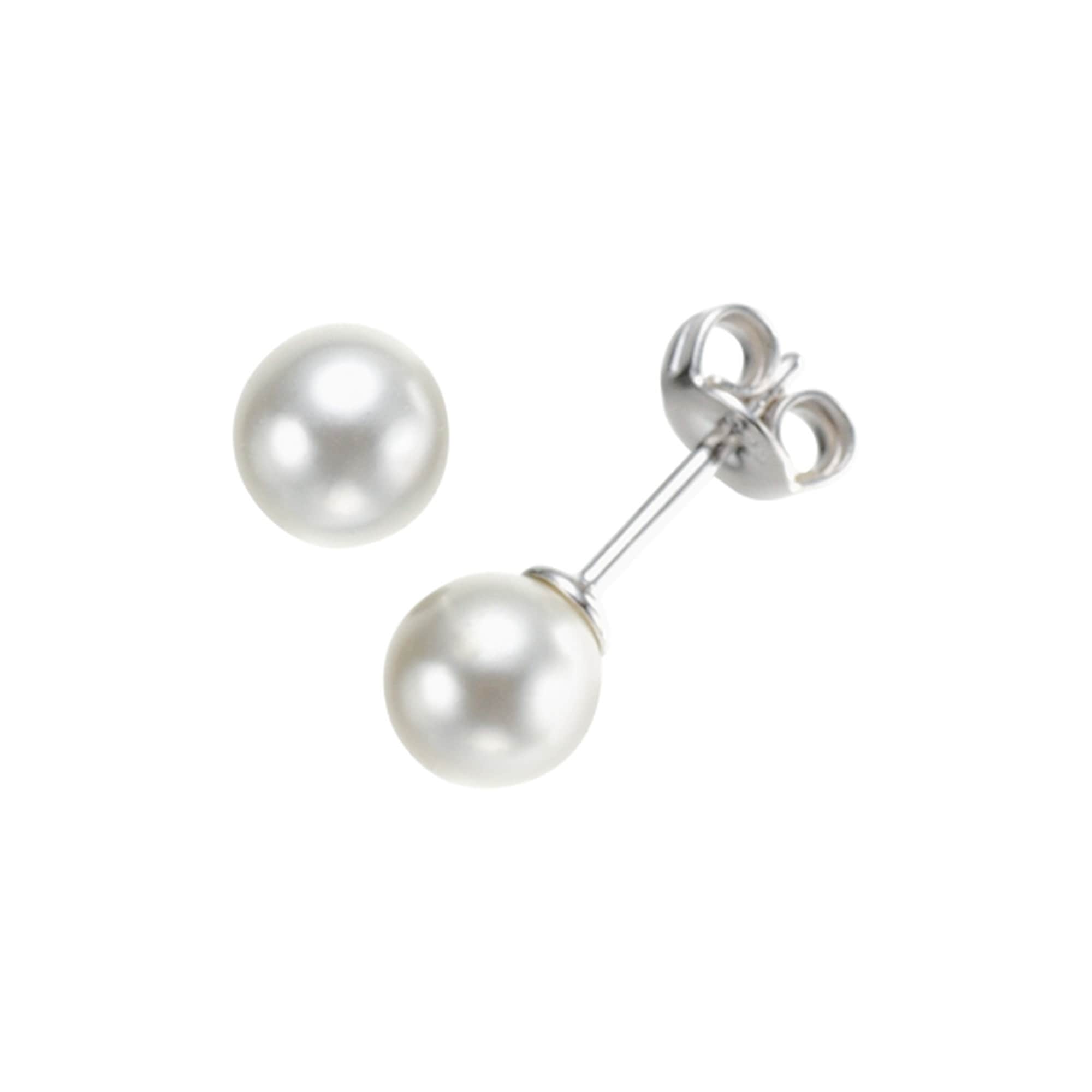 GIORGIO MARTELLO MILANO Perlenohrringe »mit Perlen, Silber 925«