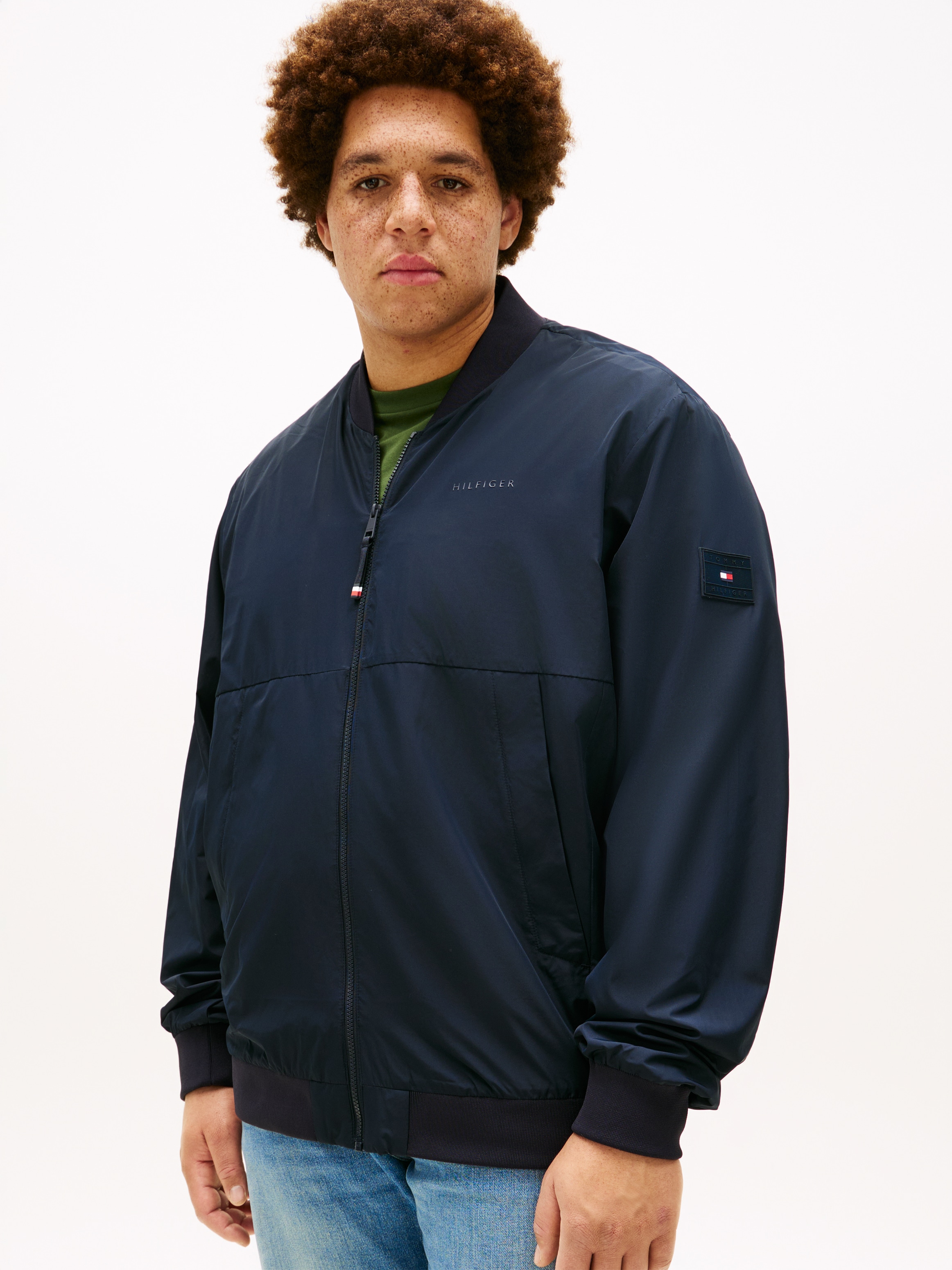 Tommy Hilfiger Big & Tall Bomberjacke "BRANDED BOMBER" ohne Kapuze Regular günstig online kaufen