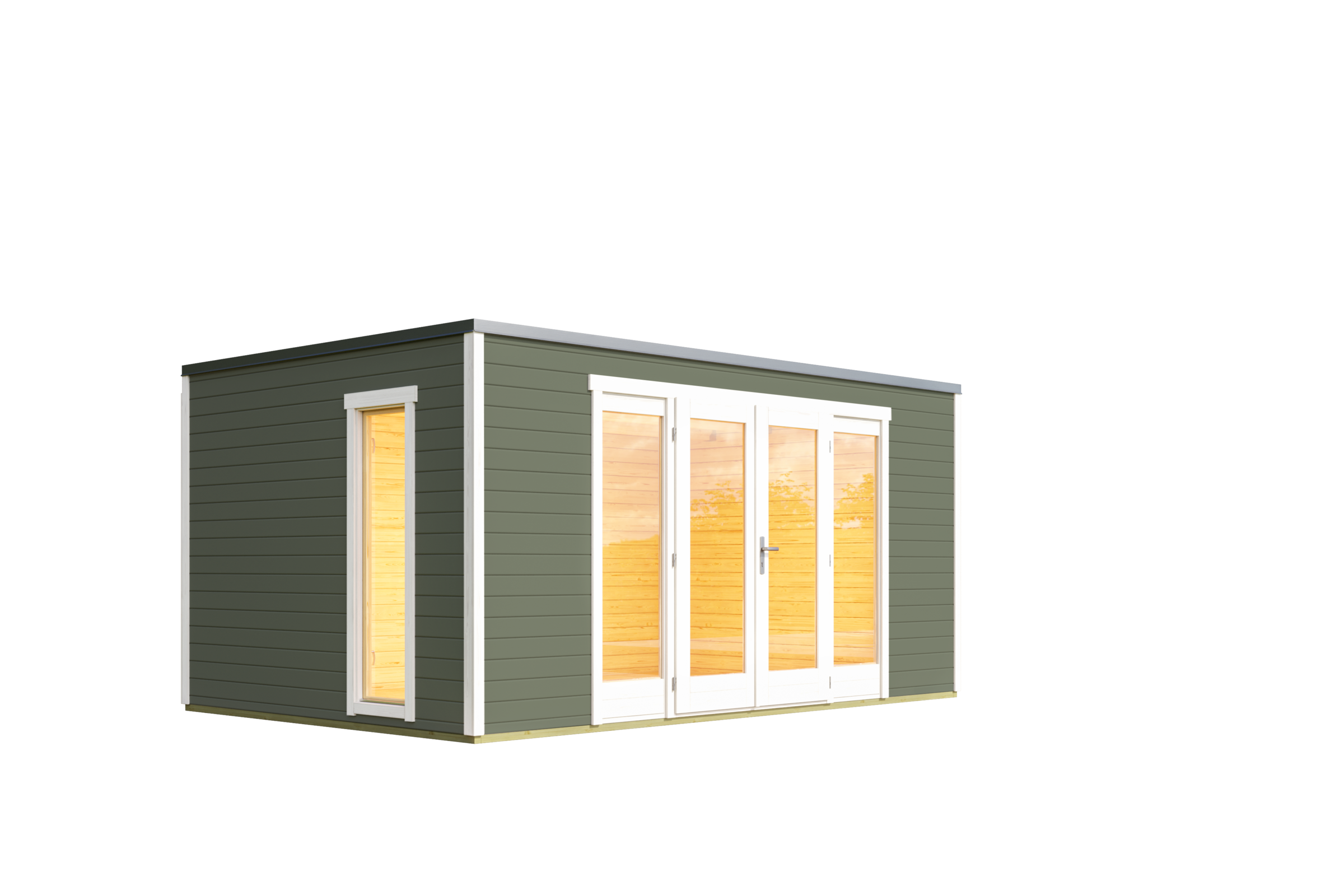 Nordic Holz Gartenhaus "Palermo 2", mit großen Glasflächen günstig online kaufen