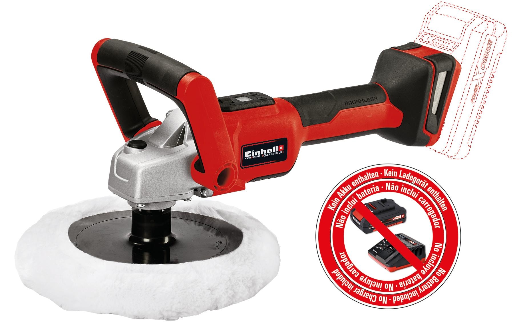 Einhell Akku-Poliermaschine »CE-CP 18/180 Li E-So«