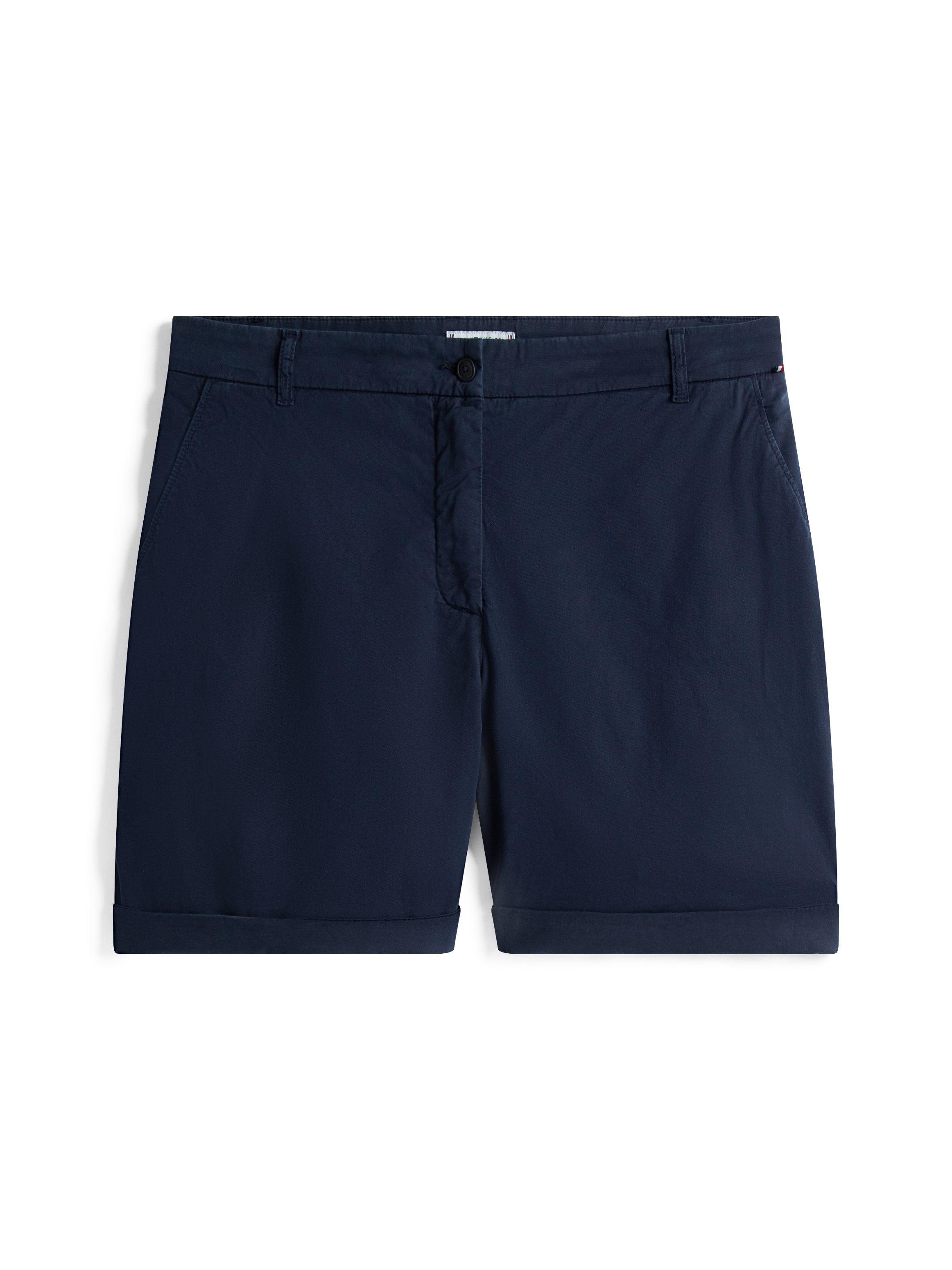 Tommy Hilfiger Curve Shorts »CRV CO BLEND GMD CHINO SHORT«, in Großen Größen, Chino Qualität, Logostickerei