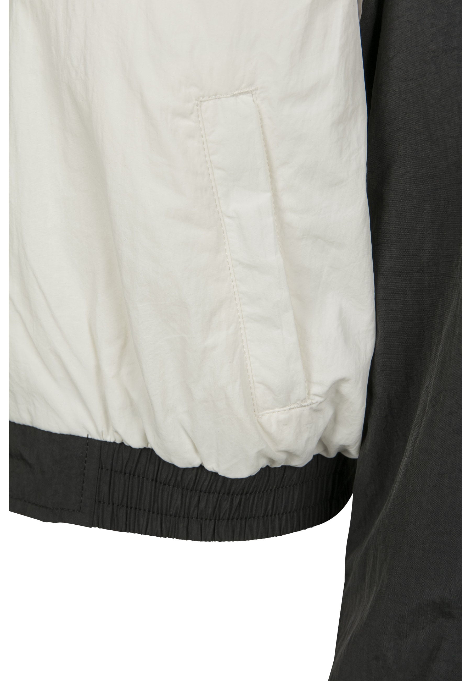 URBAN CLASSICS Langmantel »Urban Classics Damen Ladies Short Raglan Crinkle Batwing Jacket«