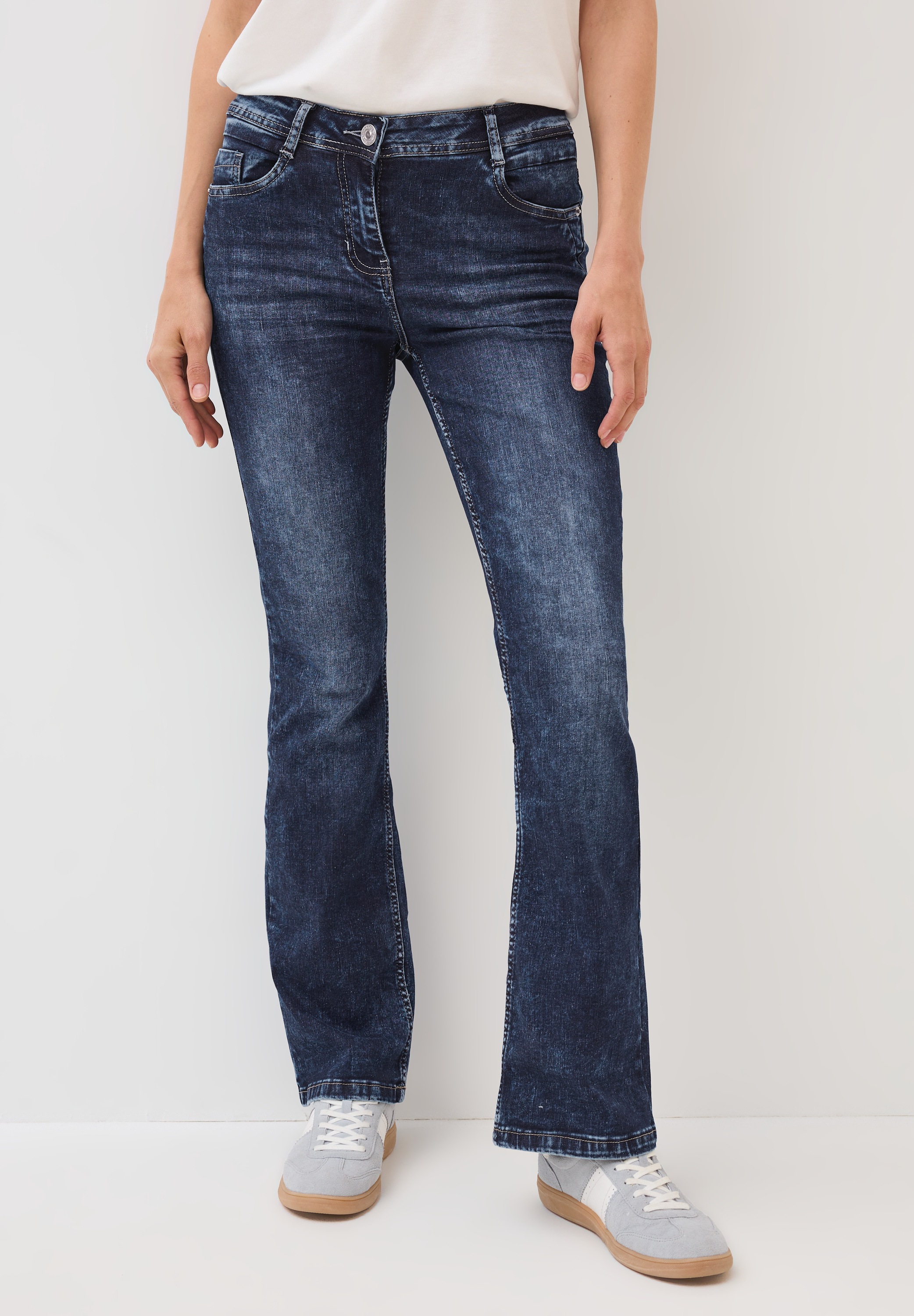 Cecil Slim-fit-Jeans, High Waist