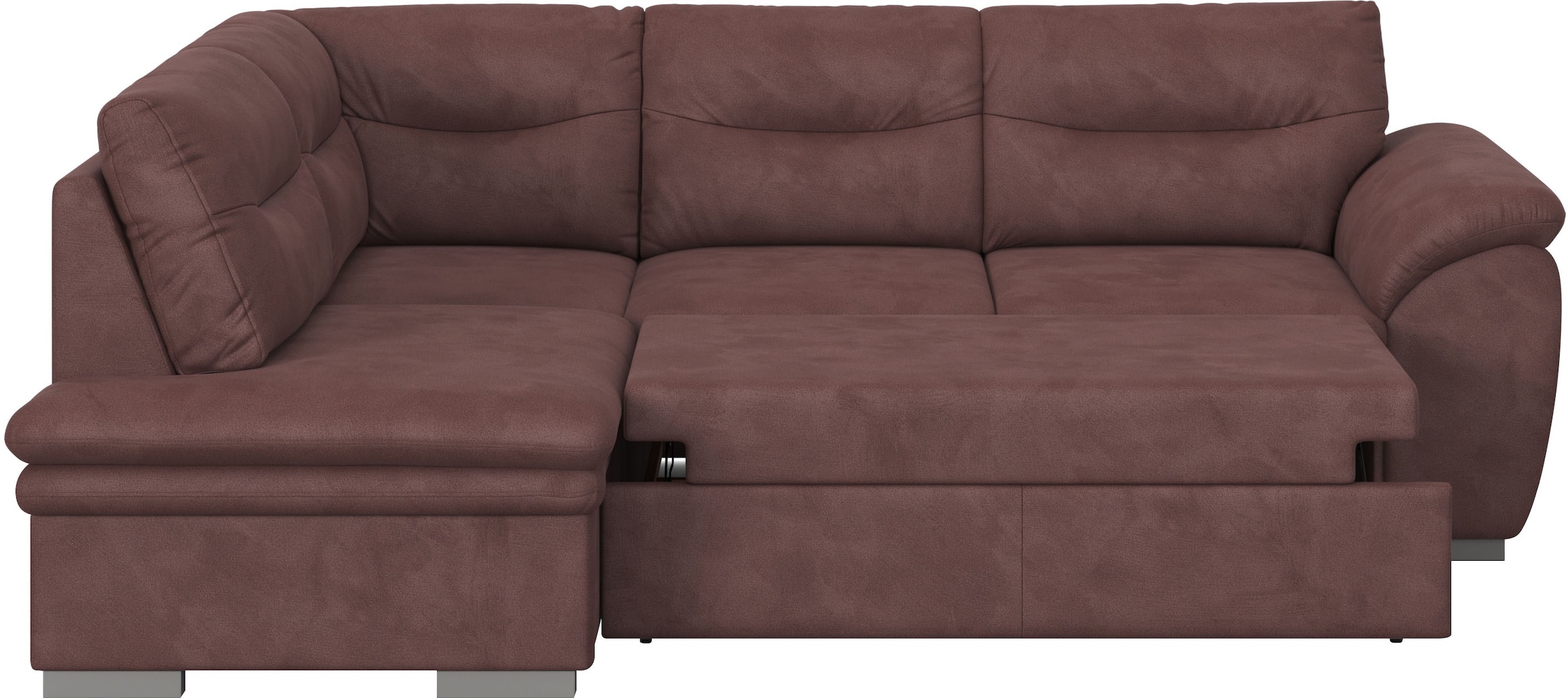 COTTA Ecksofa »Leandra L-Form«, wahlweise mit Bettfunktion & Bettkasten