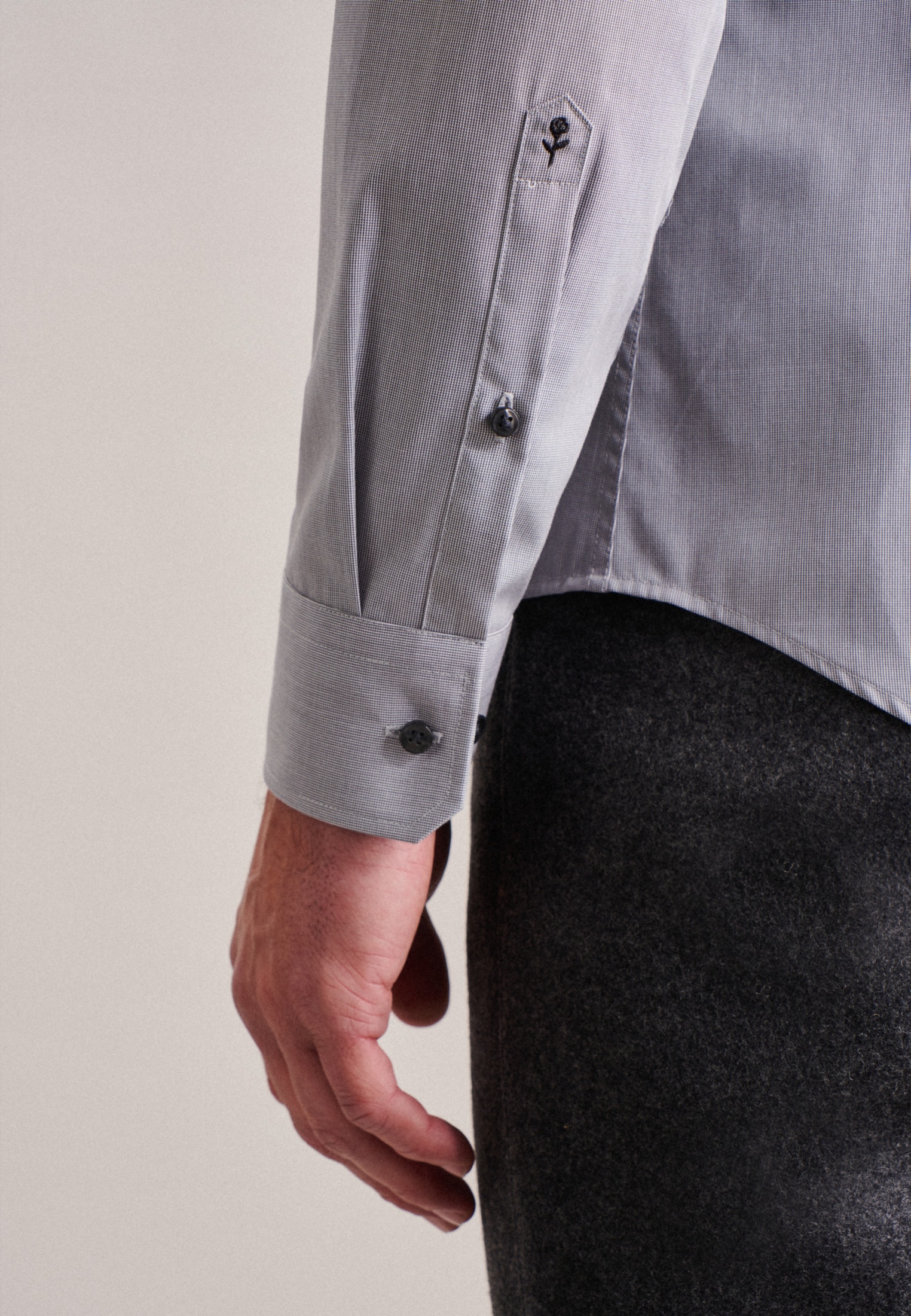 Black Friday seidensticker Businesshemd »Shaped«, Shaped Extra langer Arm  Kentkragen Uni | BAUR