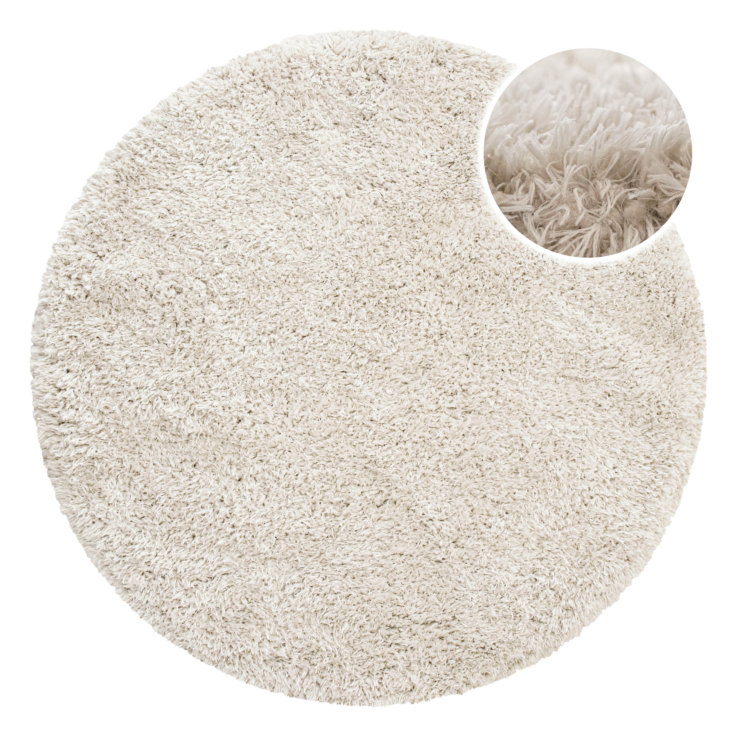 Esprit Hochflor-Teppich "YOGI ESP-096" rund 50 mm Höhe flauschiger weicher günstig online kaufen