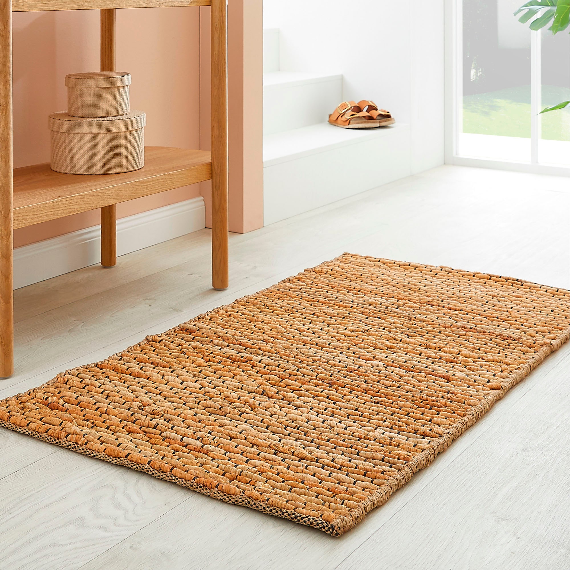 Andiamo Teppich "Manaus" rechteckig 10 mm Höhe Jute-Teppich, handweb, Natur günstig online kaufen