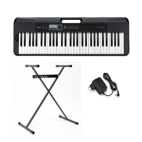 CASIO Home-Keyboard »CT-S300«, (Set, 2 St.), inkl. Keyboardstativ