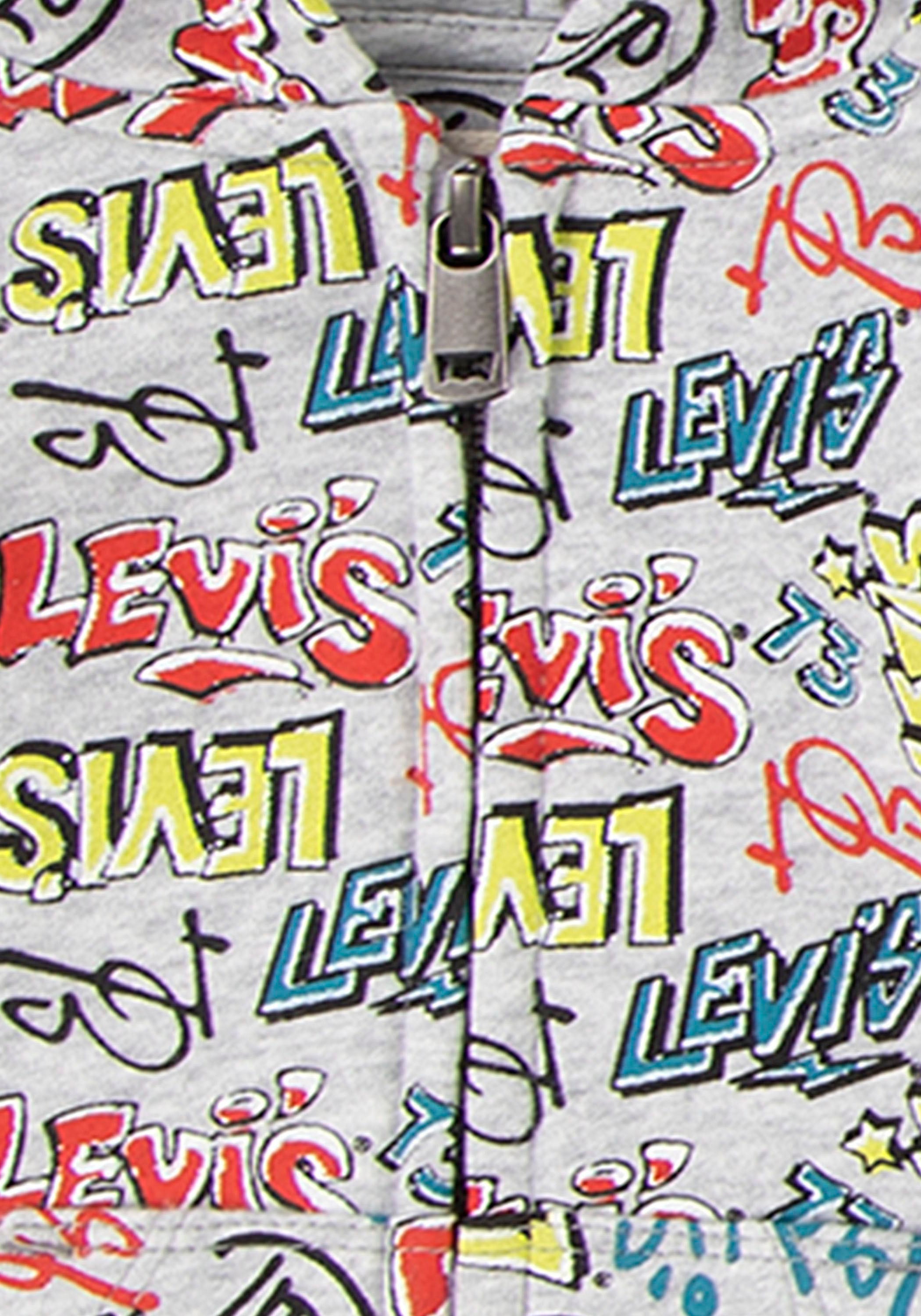 Levi's® Kids Shirt, Hose & Jäckchen »GRAFFITI TAG DENIM SET 3pc«, (Set, 3 tlg.), for Baby BOYS