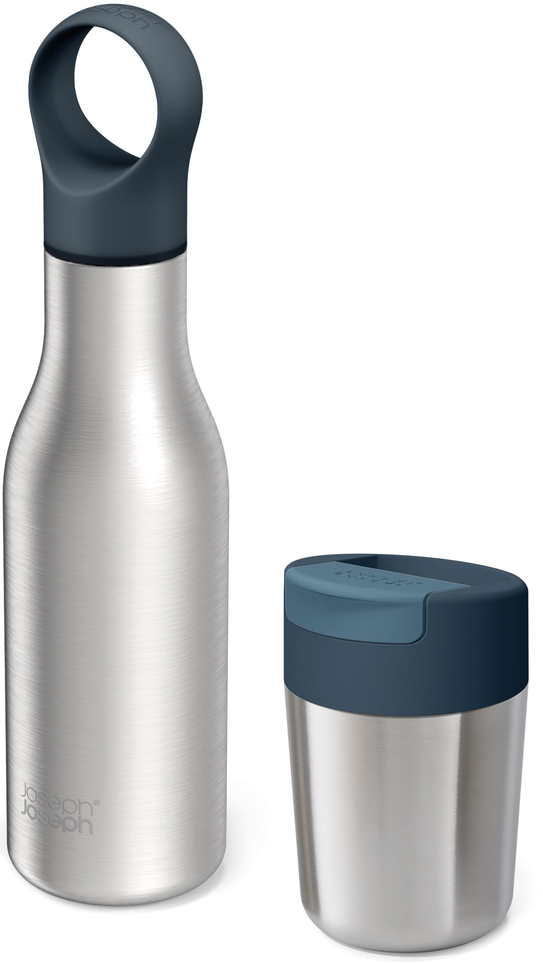 Joseph Joseph "Refill Reuse Repeat" (Flaschen 500 ml und Becher 340 ml im Set), Vakuumisolierung