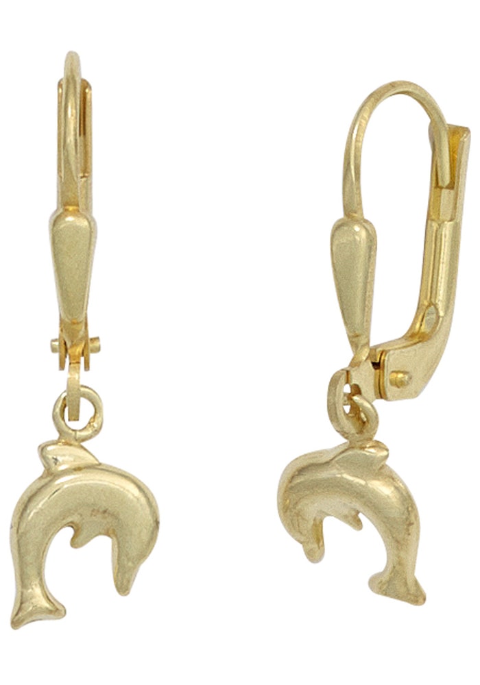 JOBO Paar Ohrhänger »Delfin«, 333 Gold