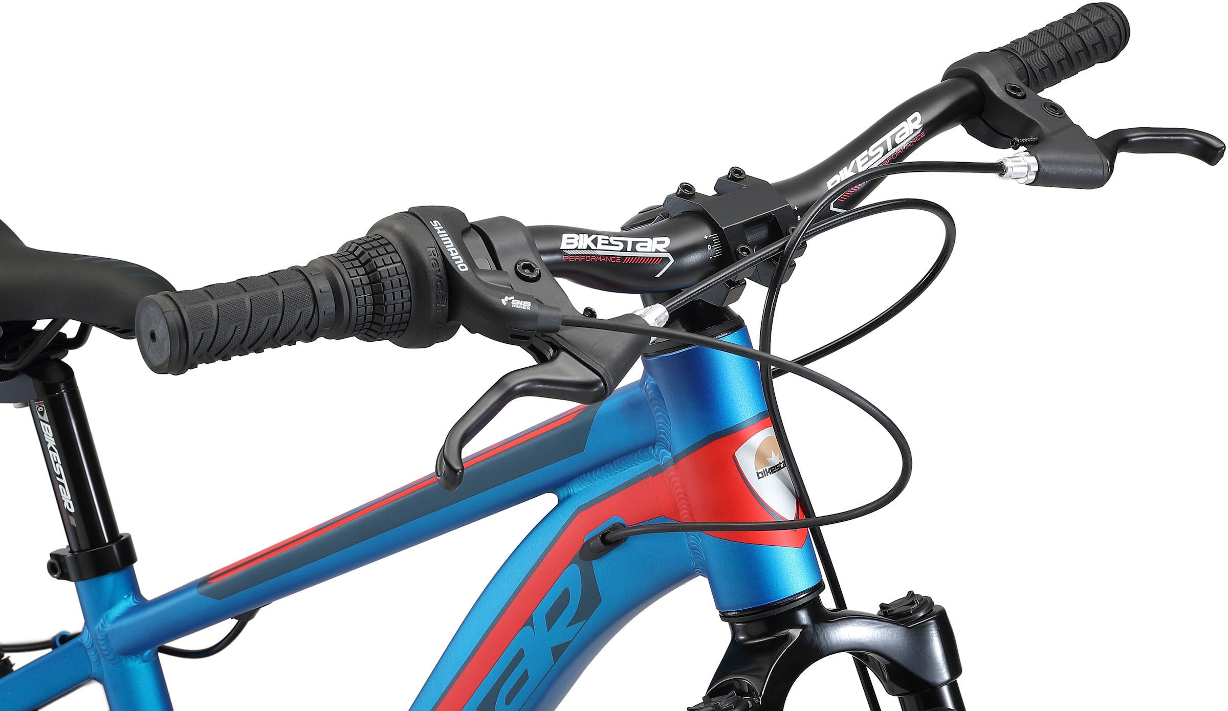 Bikestar Jugendfahrrad, 7 Gang, Shimano, RD-TY21 Schaltwerk, Kettenschaltung