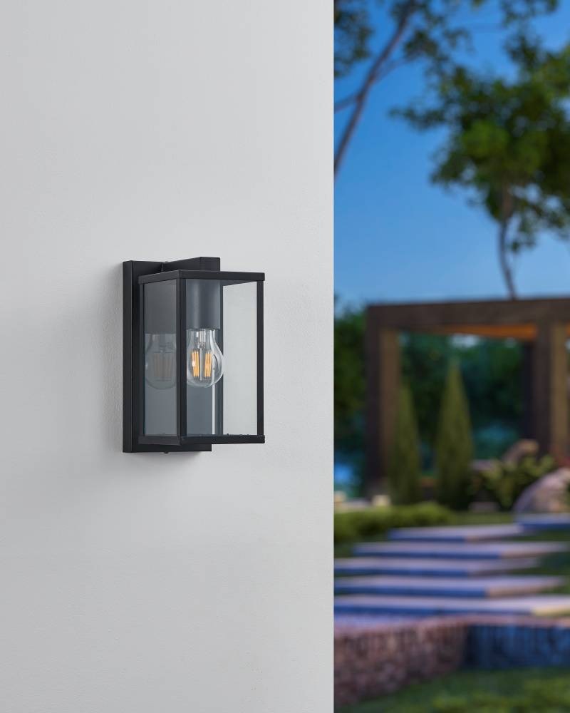 EGLO Deckenleuchte »BUDRONE« E27 1 Stk. Außenbeluchtung, Wandlampe außen, IP44, modern, ‎E27, 40W