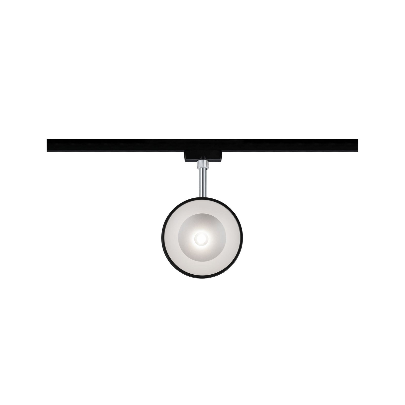 Paulmann Schienensystem-Leuchten »URail Schienenspot Arena 860lm 14W 4000K 230V Schwarz matt, Chrom«