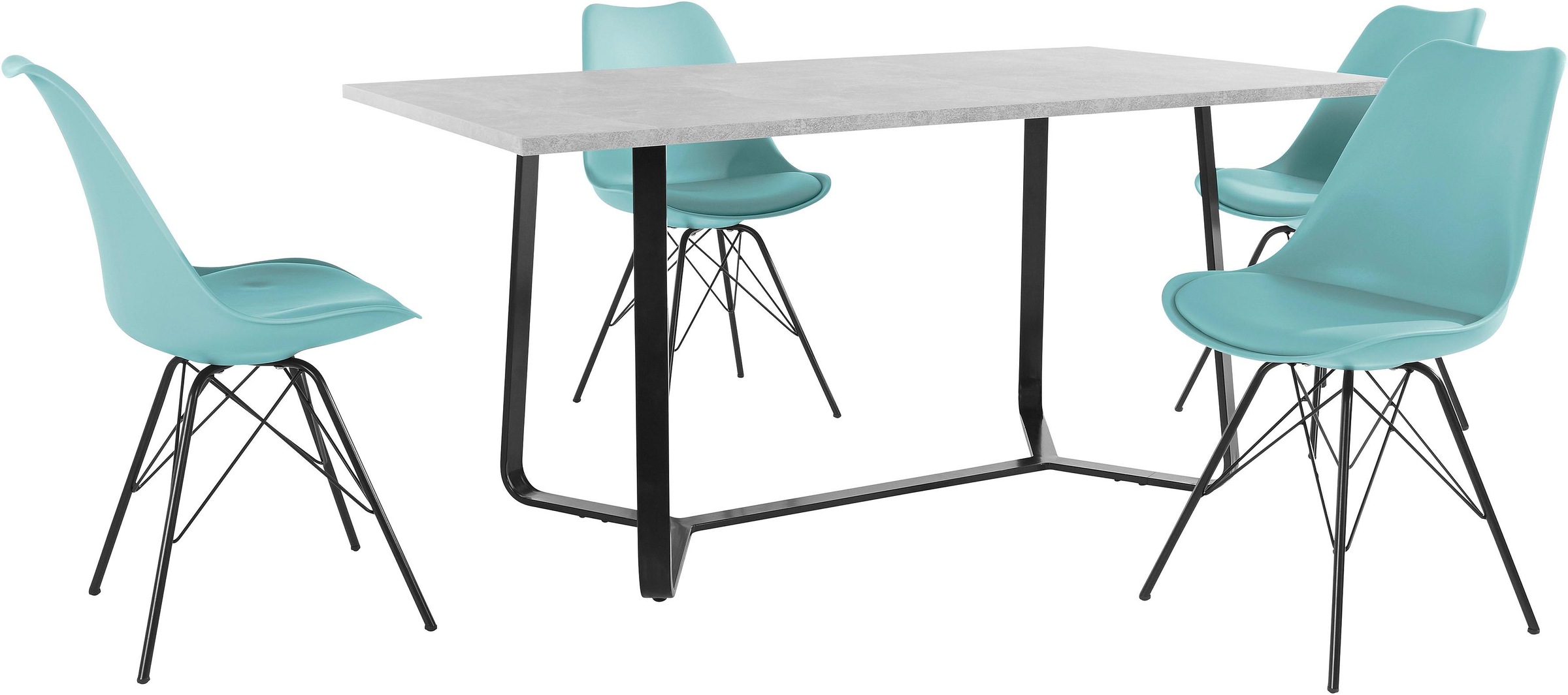 Homexperts Essgruppe »Essgruppe Tilda + Ursel«, (Set, 5 tlg.)