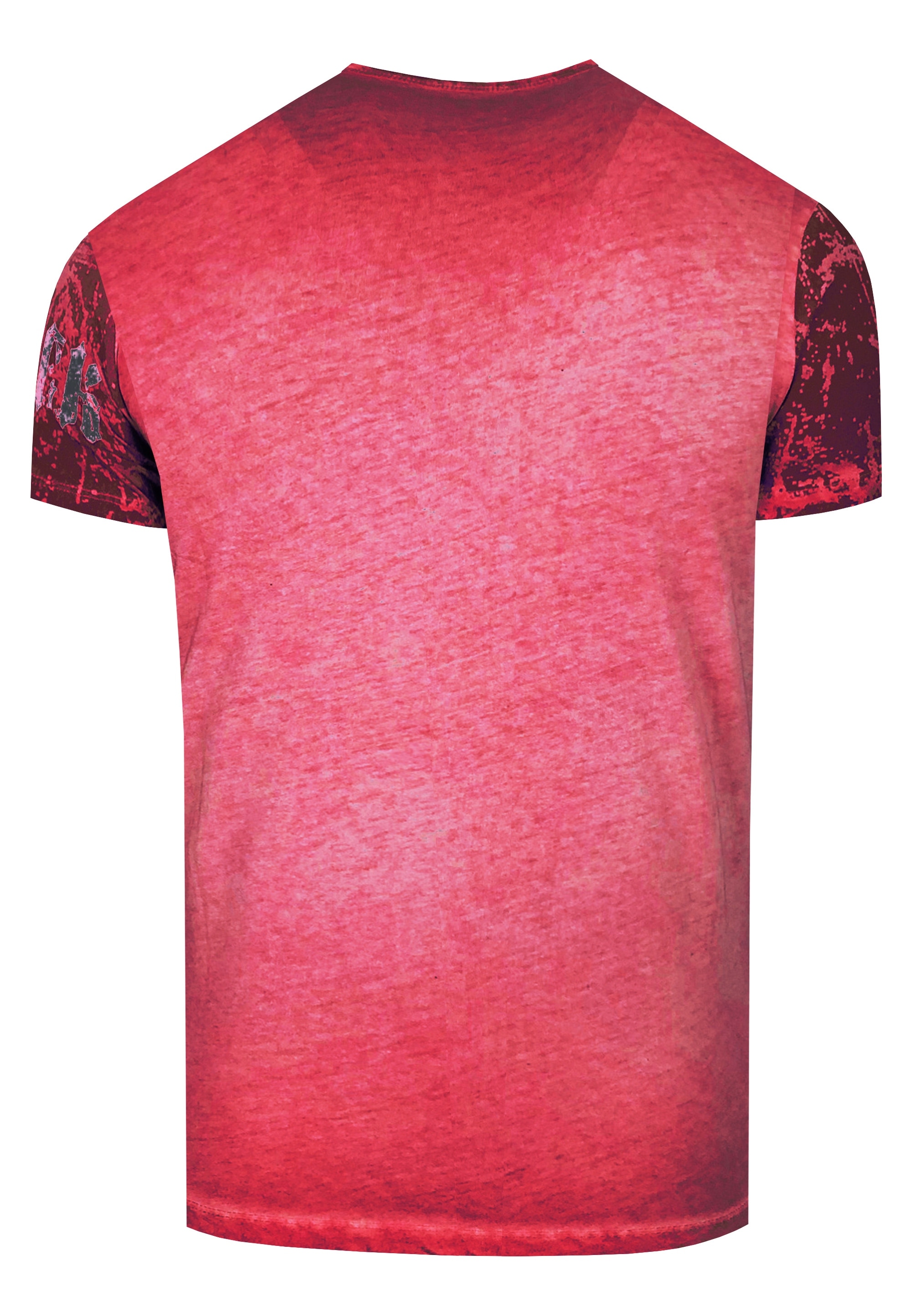 Rusty Neal T-Shirt mit großflächigem Front-Print