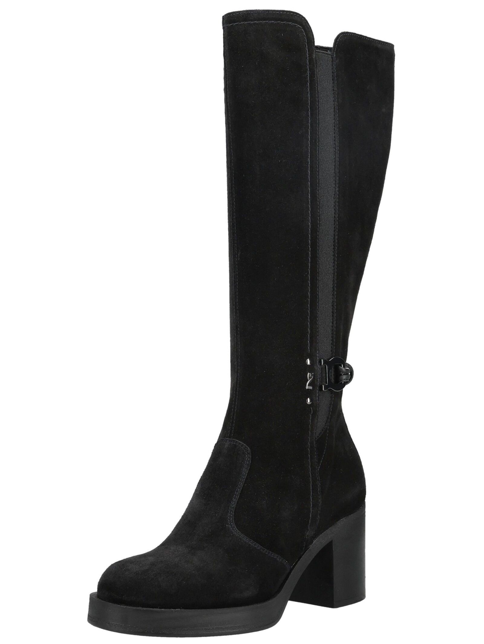 Nero Giardini High-Heel-Stiefel "Nero Giardini Stiefel Veloursleder/Textil"