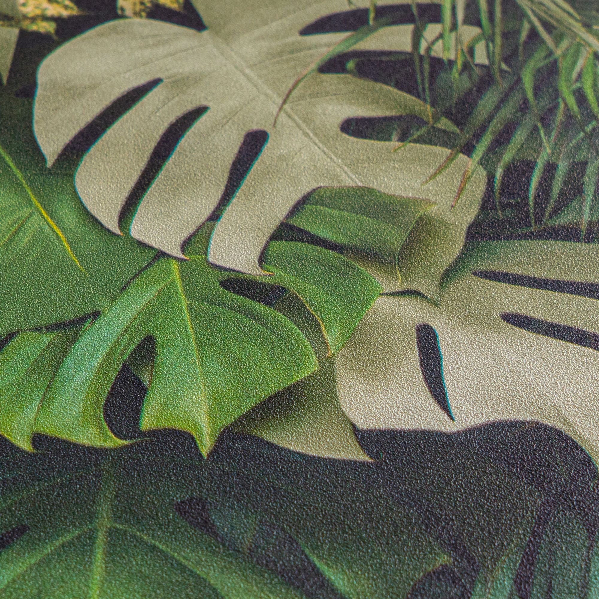 A.S. Création Vliestapete »Greenery mit Palmenprint in Dschungel Optik«, floral-botanisch-Wald, Palmentapete Tapete Dschungel Tapeten Wohnzimmer Schlafzimmer Küche