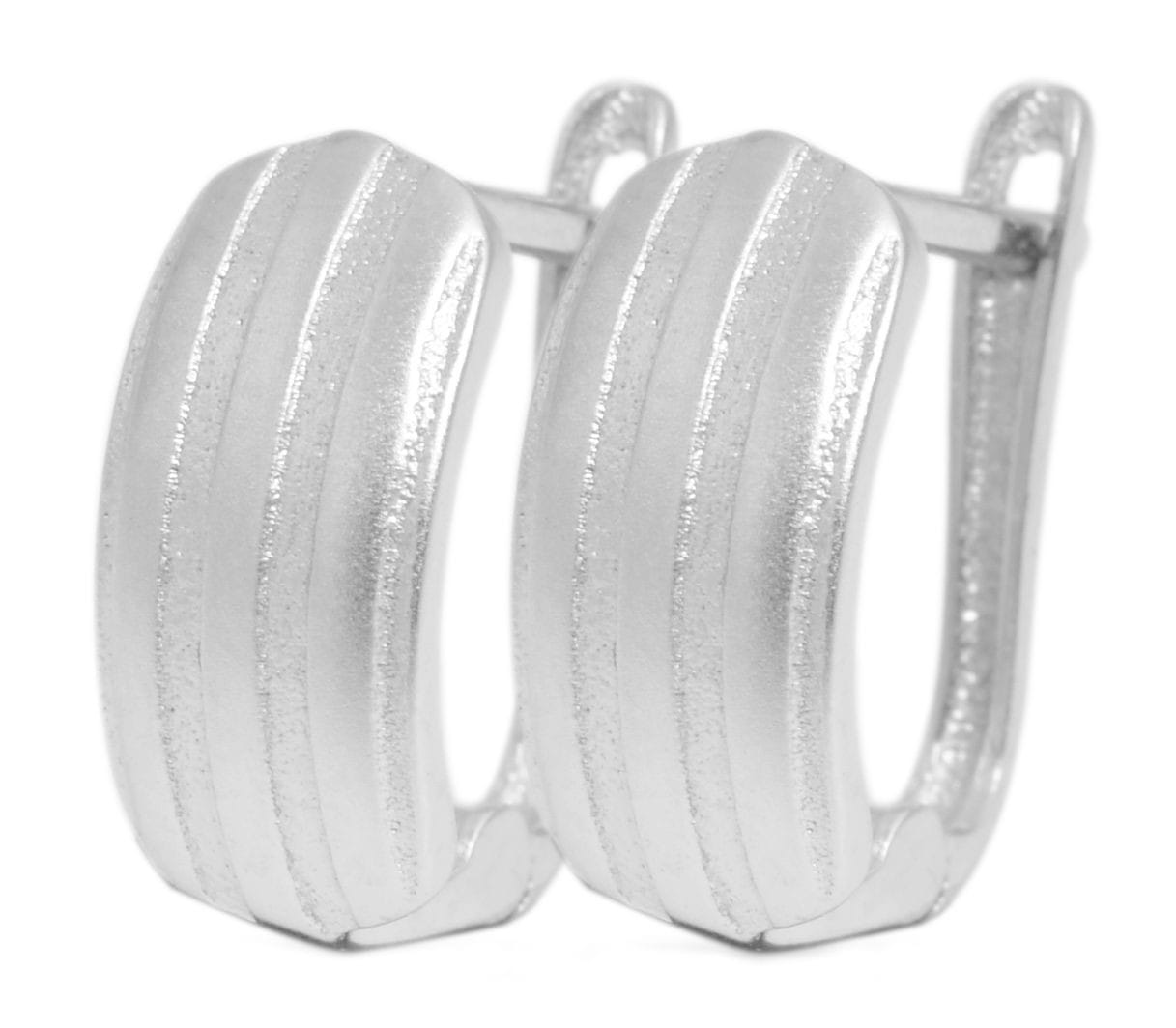 Adelia´s Paar Creolen »Neuheit 2025 - Damen Creolen aus mattem 925 Sterling Silber«