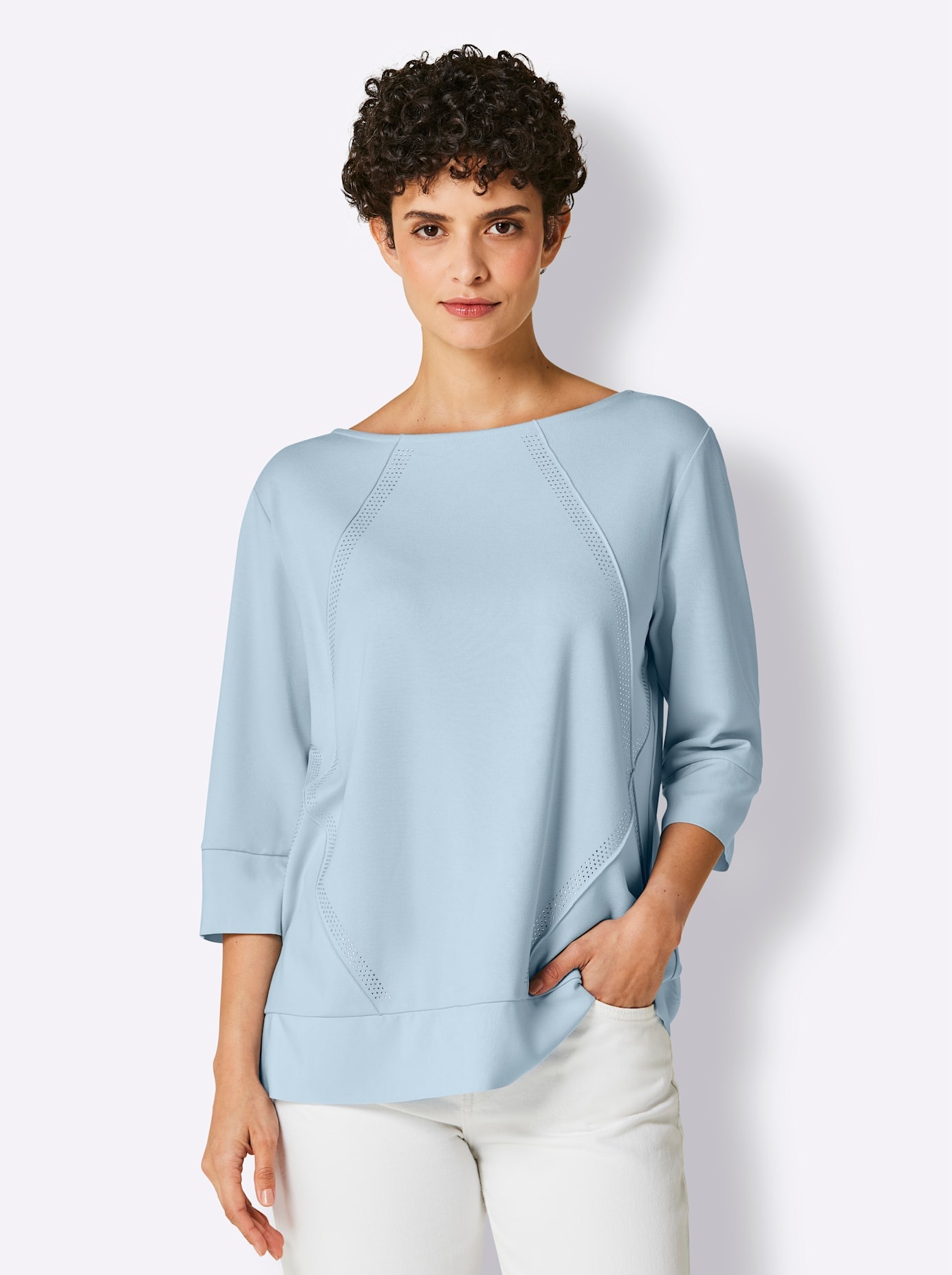 CREATION L PREMIUM 3/4-Arm-Shirt »Modal-Shirt«, (1 tlg.)