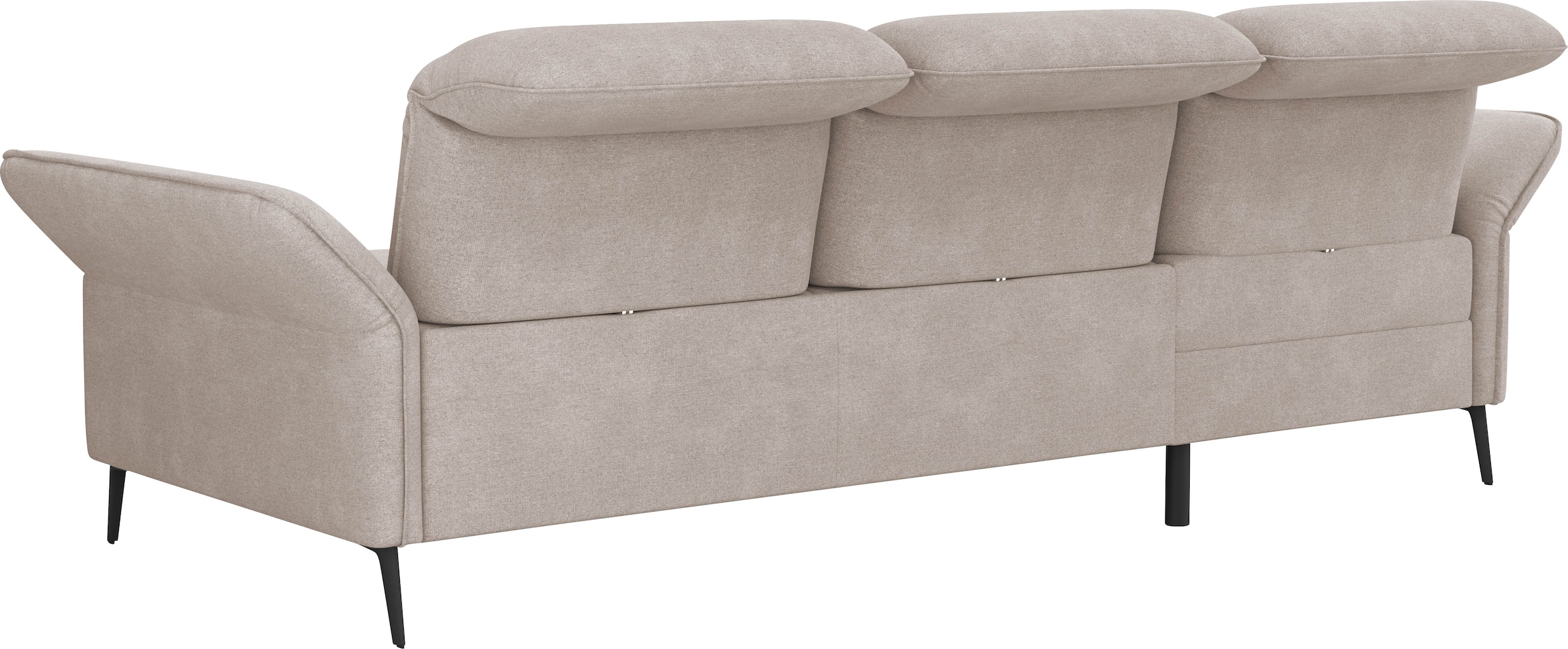 sit&more Ecksofa »Emely«, mit Sitztiefenverstellung optional mit Bettfunktion und Bettkasten