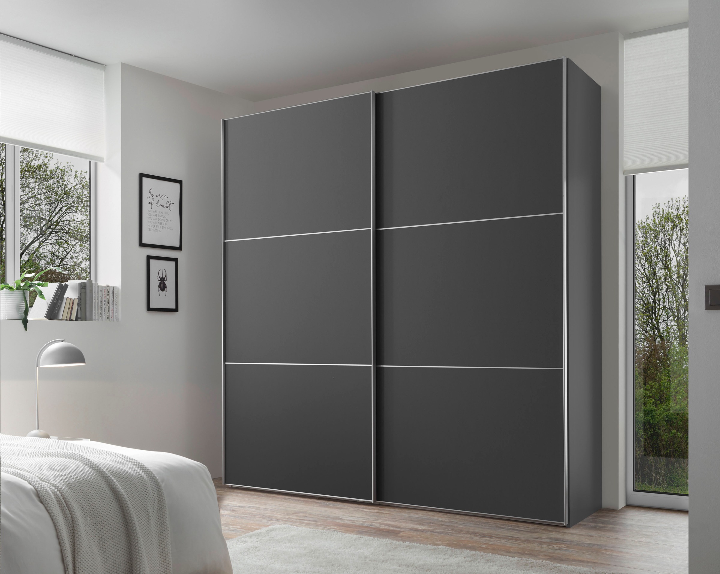 STAUD Schwebetürenschrank »Includo, Made in Germany«, Mit vier verschiedenen Ausstattungsvarianten
