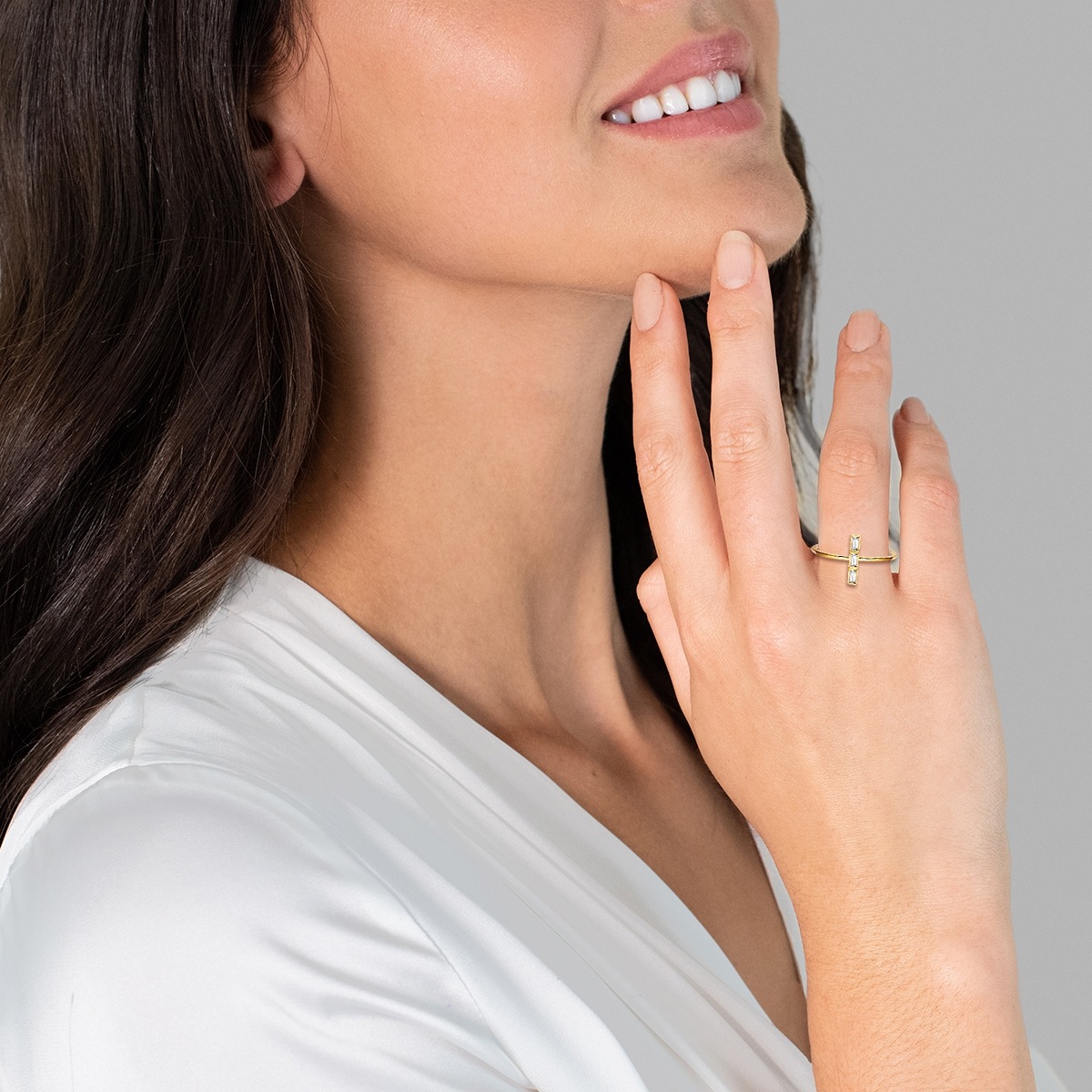 Glanzstücke München Fingerring »GSM351« aus Sterling Silber