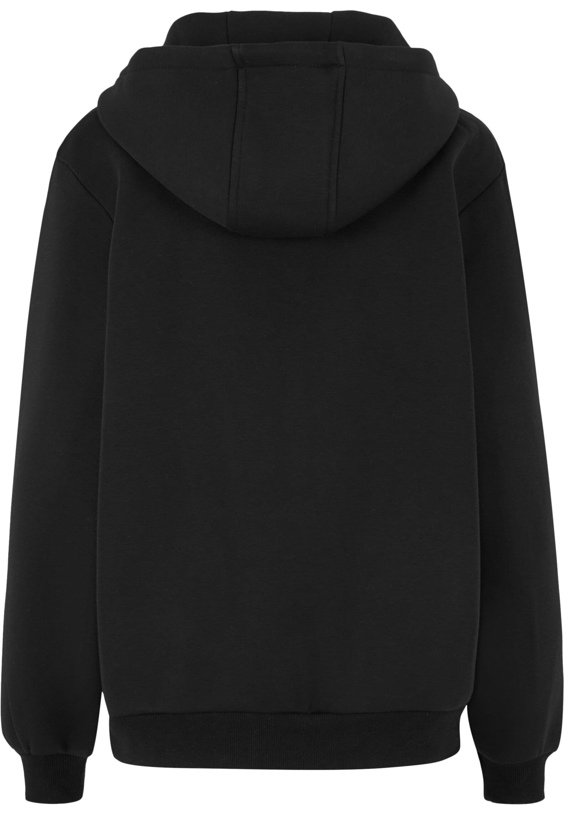 Miss Tee Sweatjacke "Miss Tee Peace Sign EMB Fluffy Zip Hoody" günstig online kaufen