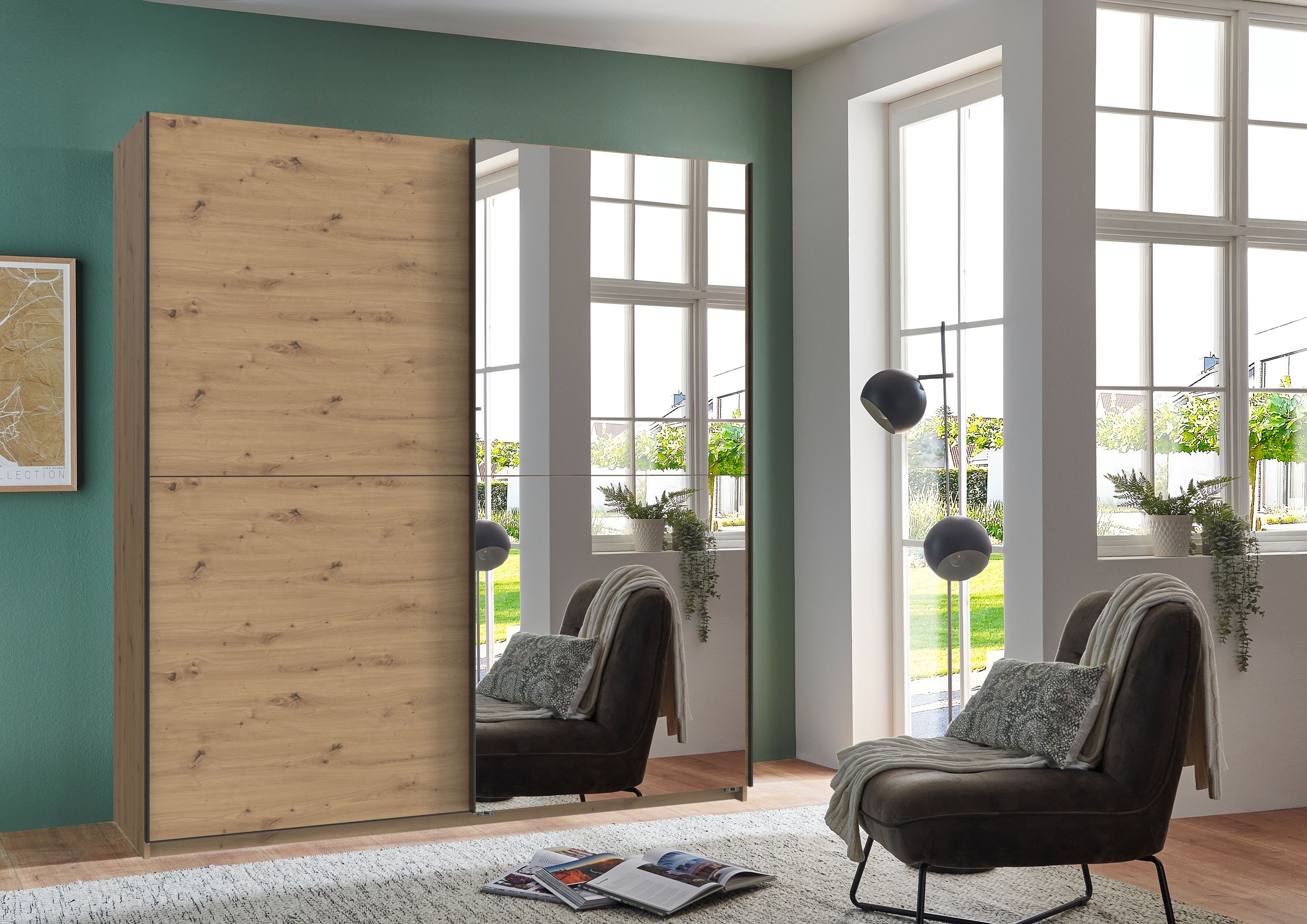 Wimex Kleiderschrank "Mugano, B/T/H 135 oder 180/65/198cm, Made in Germany" günstig online kaufen