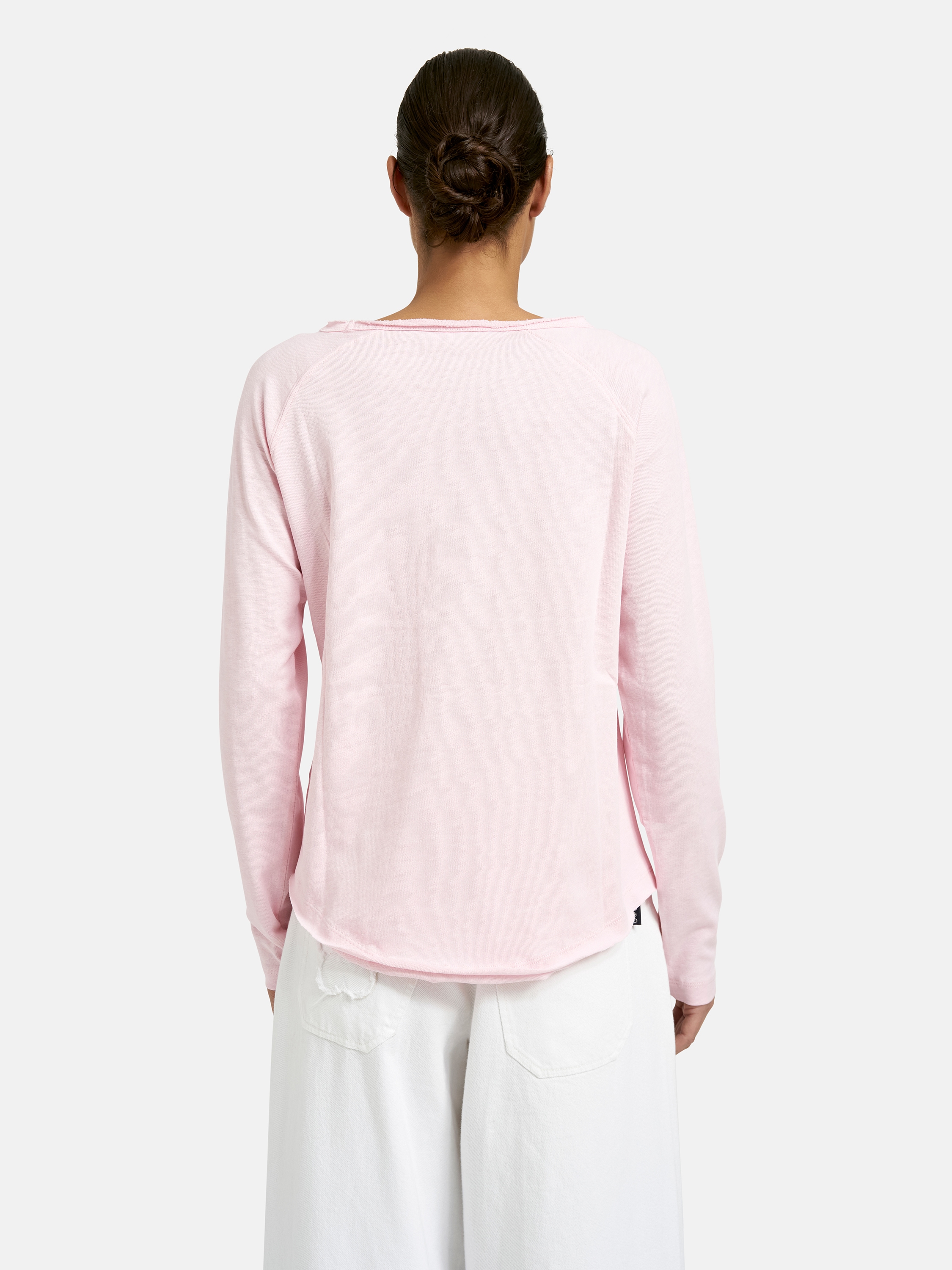 Smith & Soul Rundhalsshirt mit offenen Kanten