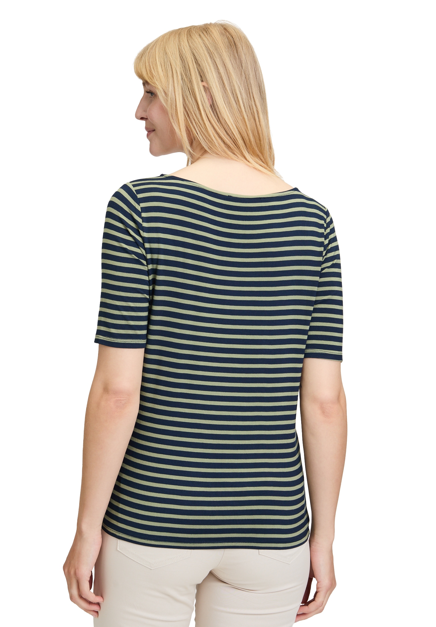 Betty Barclay Kurzarmshirt »Betty Barclay Ringelshirt mit U-Boot-Ausschnitt«, (1 tlg.)