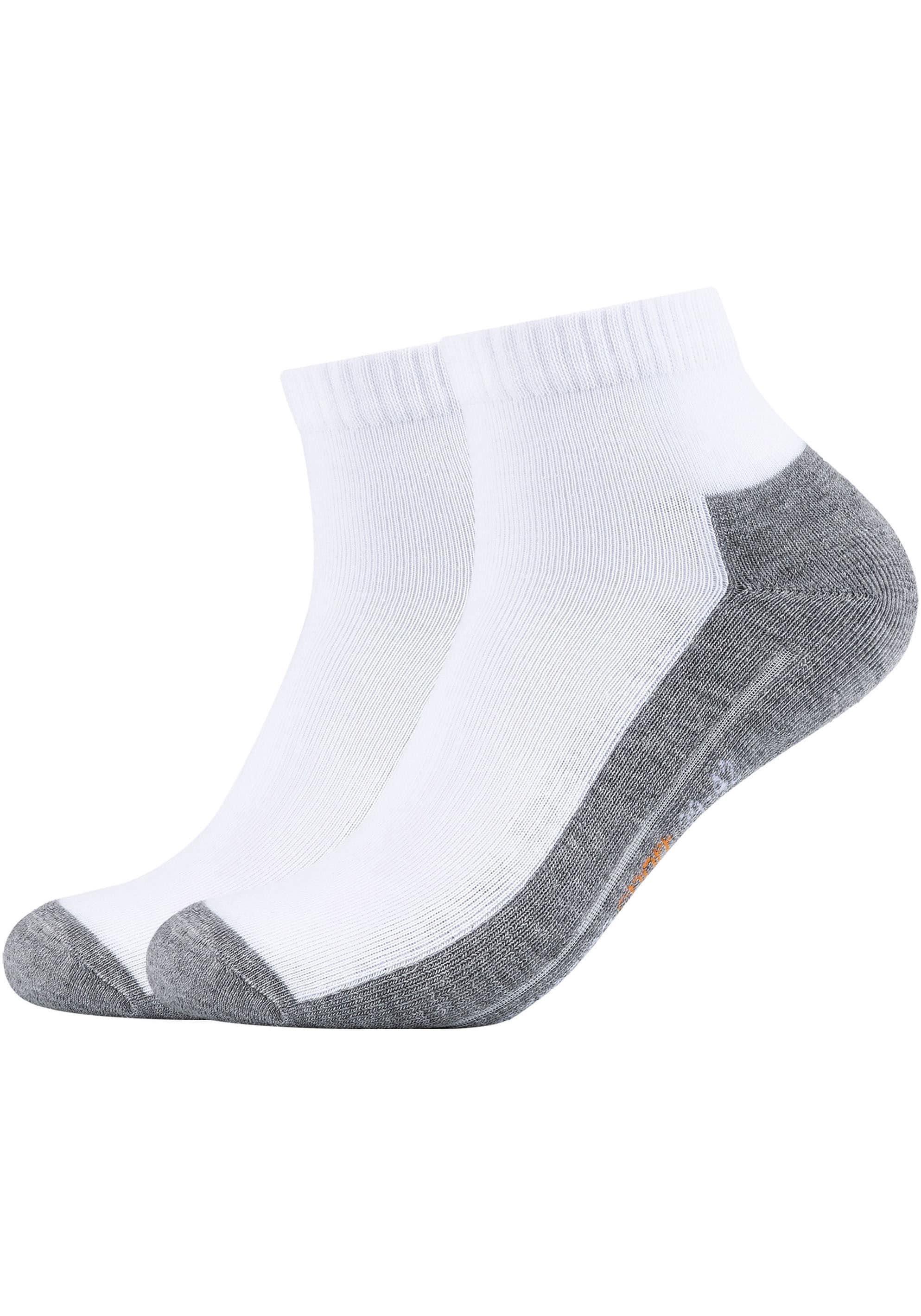 Camano Sportsocken »function«, (4 Paar), mit entlastender Halbplüschsohle