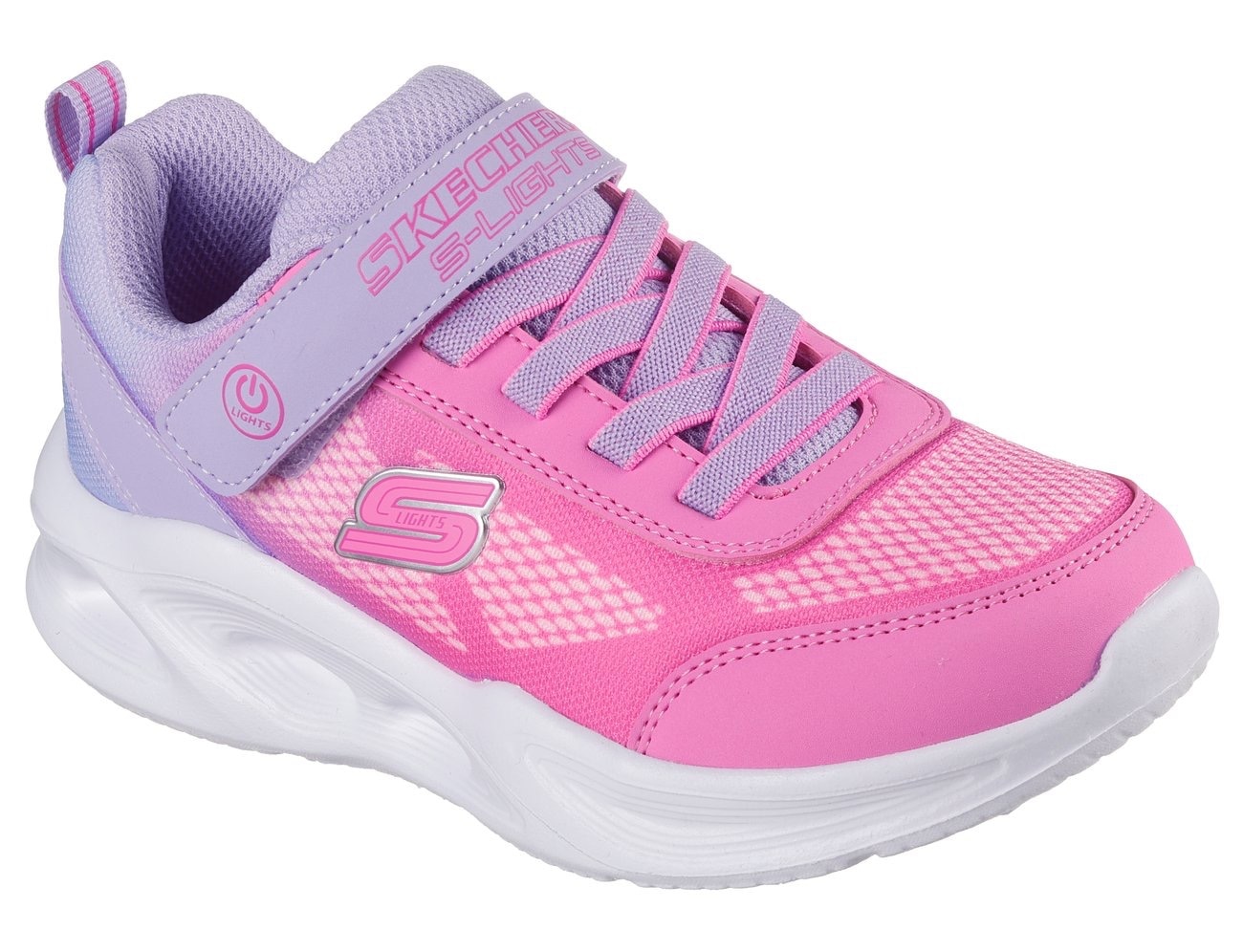 Skechers Sneaker »SKECHERS SOLA GLOW LIGHTS«, Slip-OnSneaker, Blink,-Klettverschluss,...