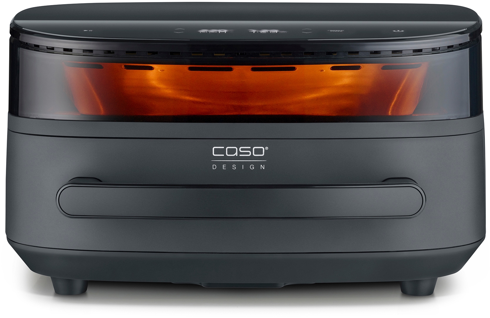 Caso Heißluftfritteuse »Design Heissluftfritteuse AirFry & PizzaChef« 2850 W Frittieren, Backen, Aufwärmen, Rösten oder Dörren.