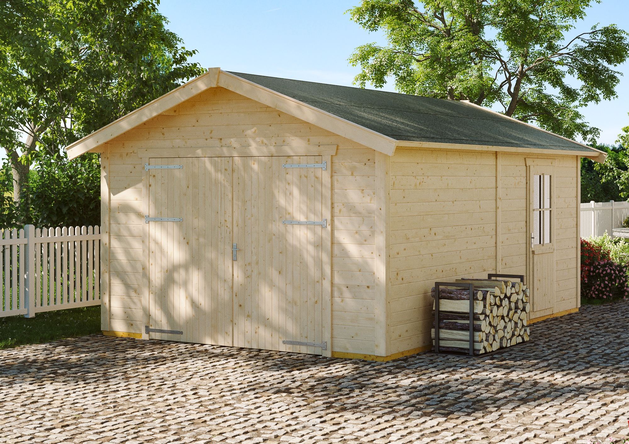 Skanholz Garage »Varberg 1«, 370 x 525 cm