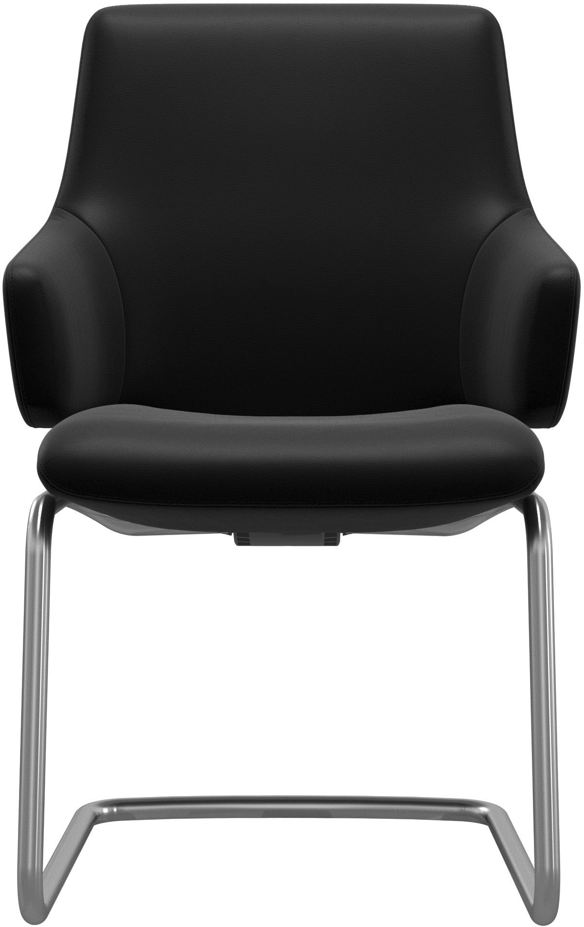 Stressless® Polsterstuhl »Laurel«, Leder BATICK, Low Back mit Armlehne, Größe L, mit Beinen aus Stahl in Chrom matt