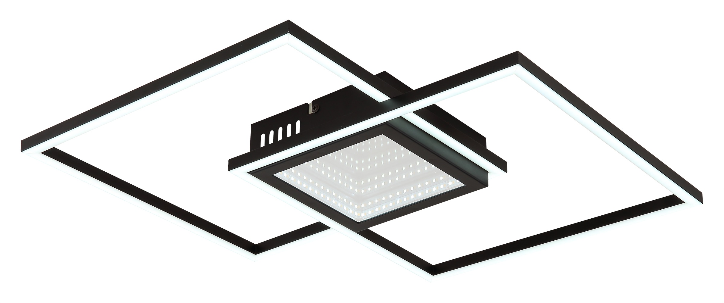 GLOBO LIGHTING LED Deckenleuchte »SAUNDERS«, Leuchtmittel LED-Modul | LED fest integriert, Deckenlampe/Wohnzimmer/Schlafzimmer/modern