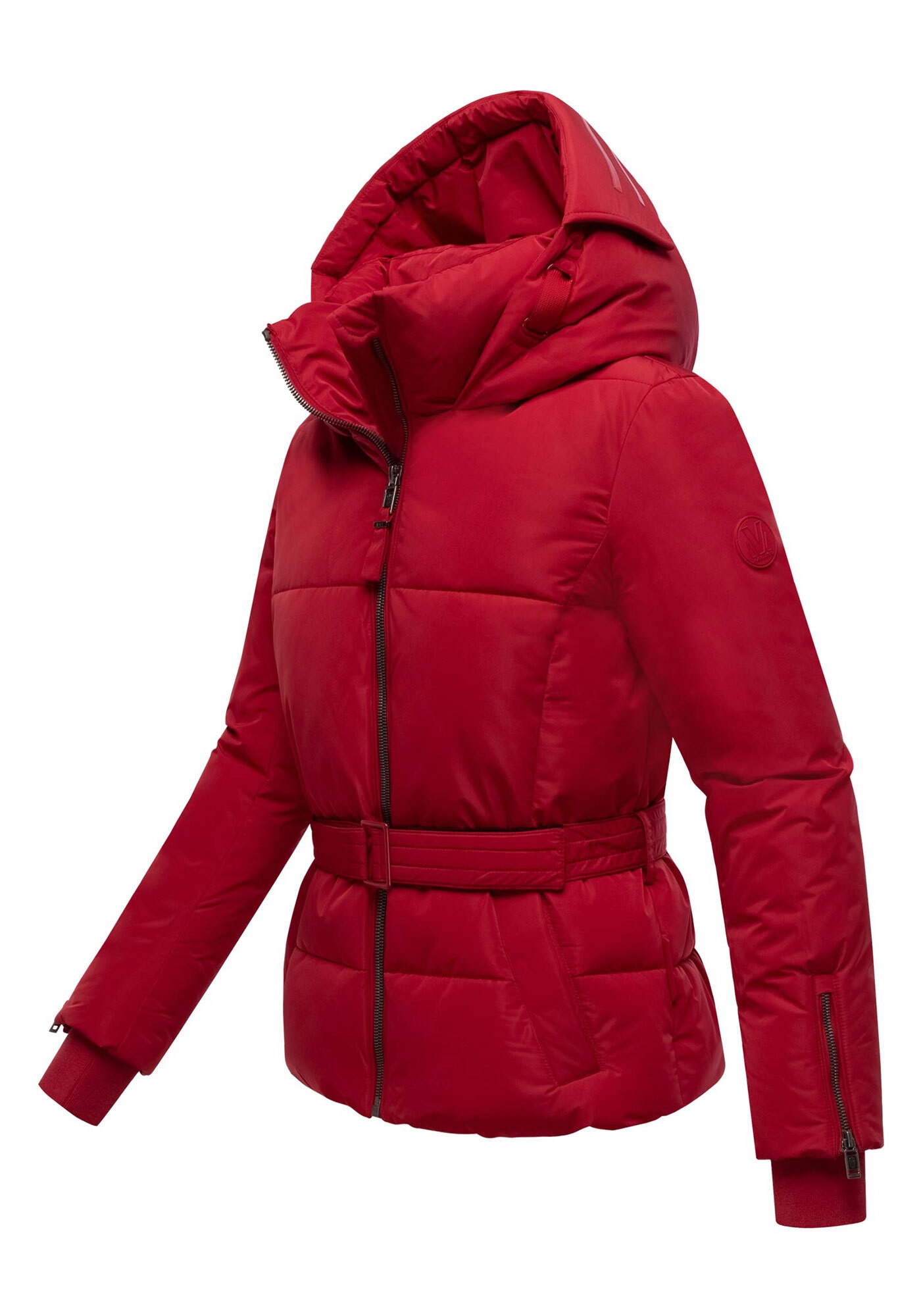 Marikoo Winterjacke »Aleynaa«, Winterjacke mit Taillengürtel