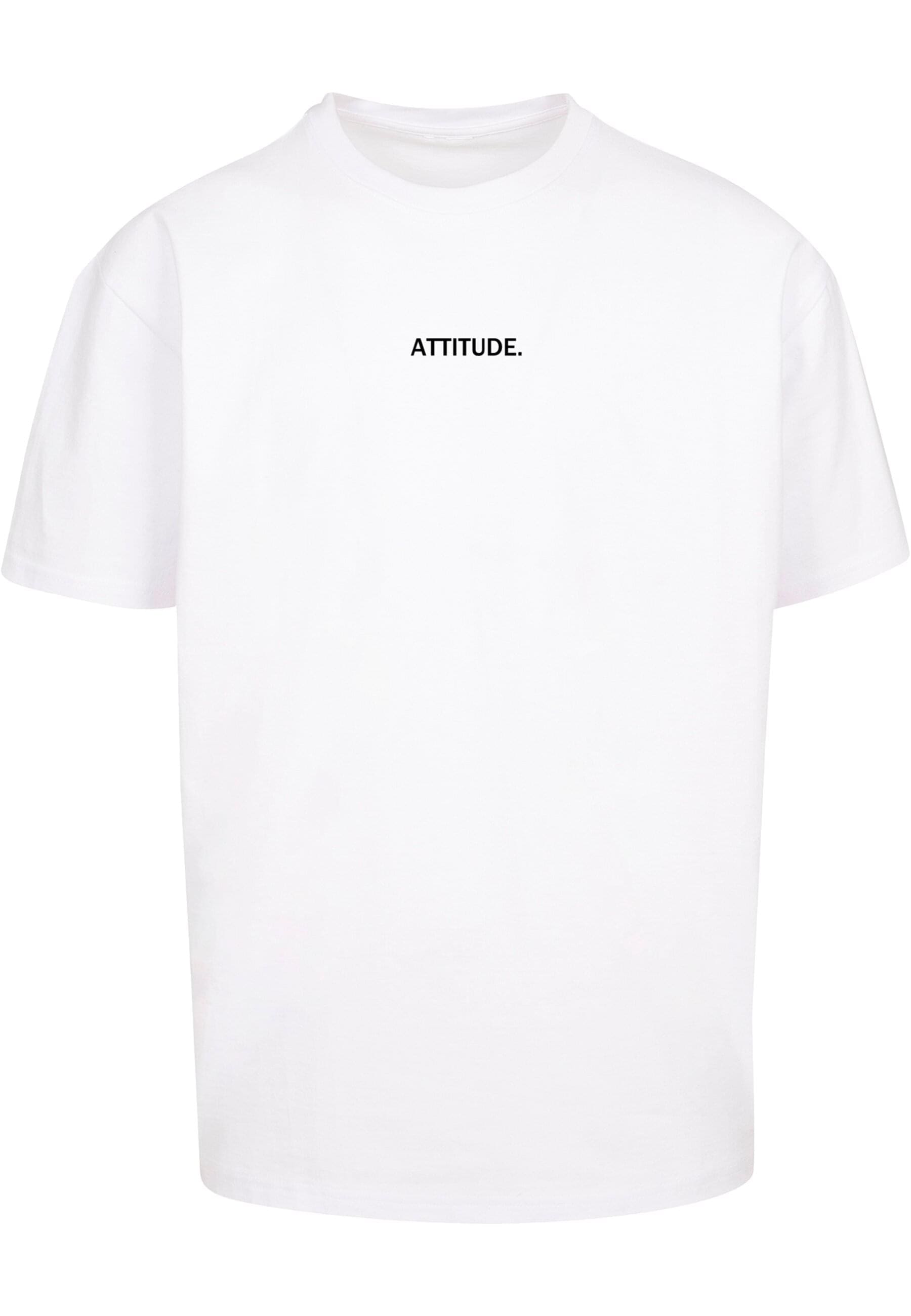 T-Shirt »Merchcode Herren Attitude Heavy Oversized Tee«, (1 tlg.)