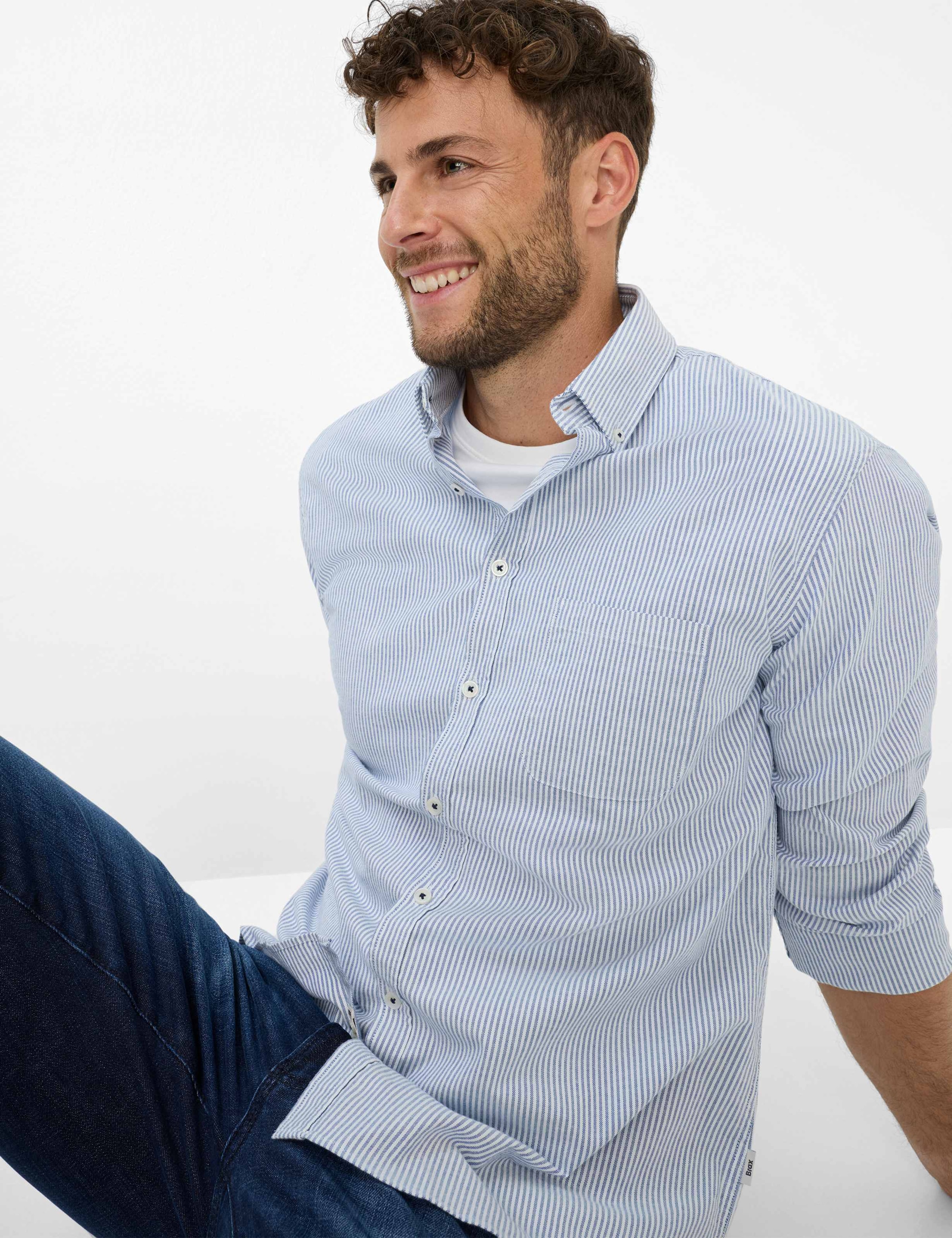 Brax Langarmhemd »Style DANIEL«