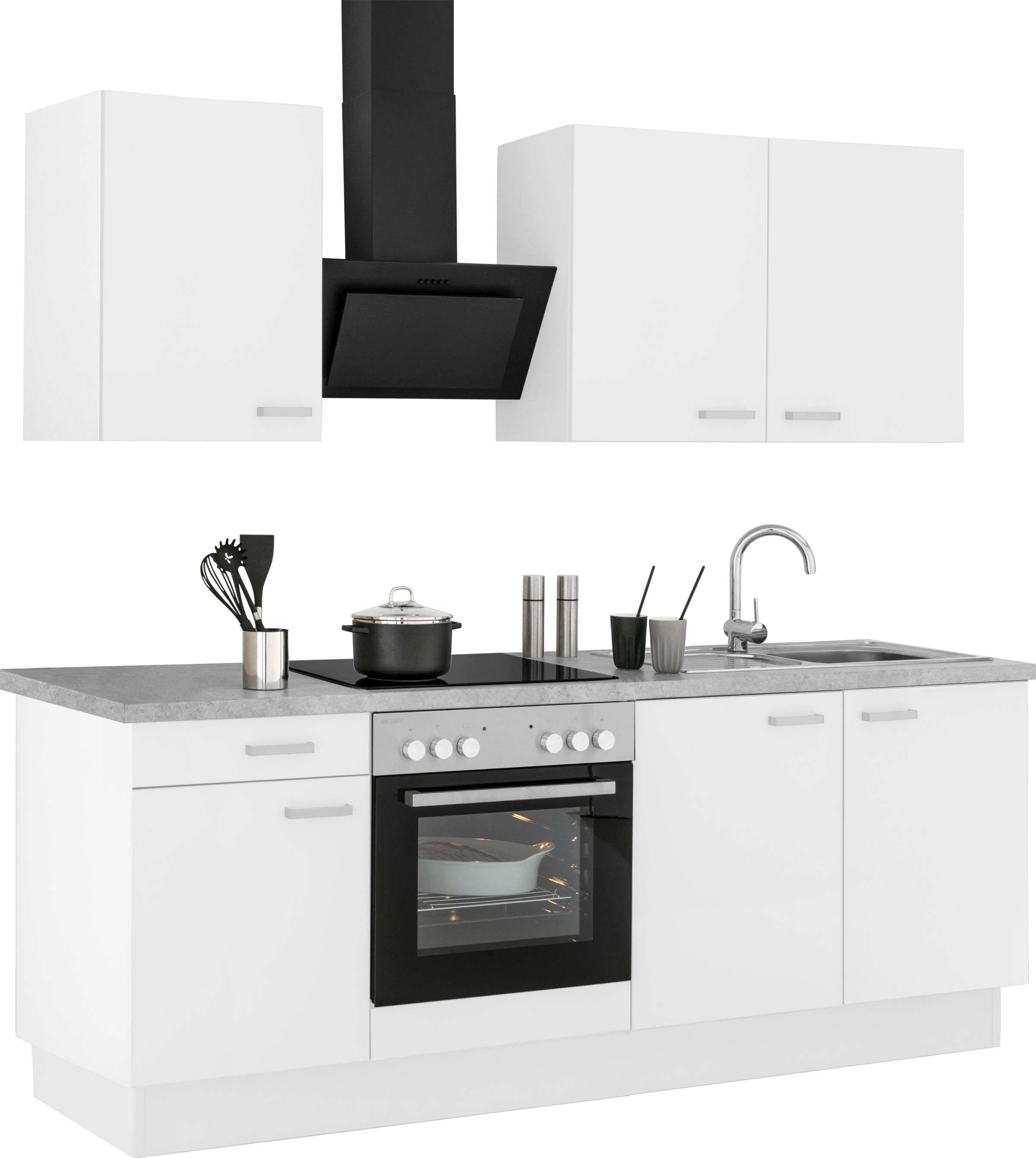OPTIFIT Küchenzeile »Parma«, mit E-Geräten, Breite 210 cm