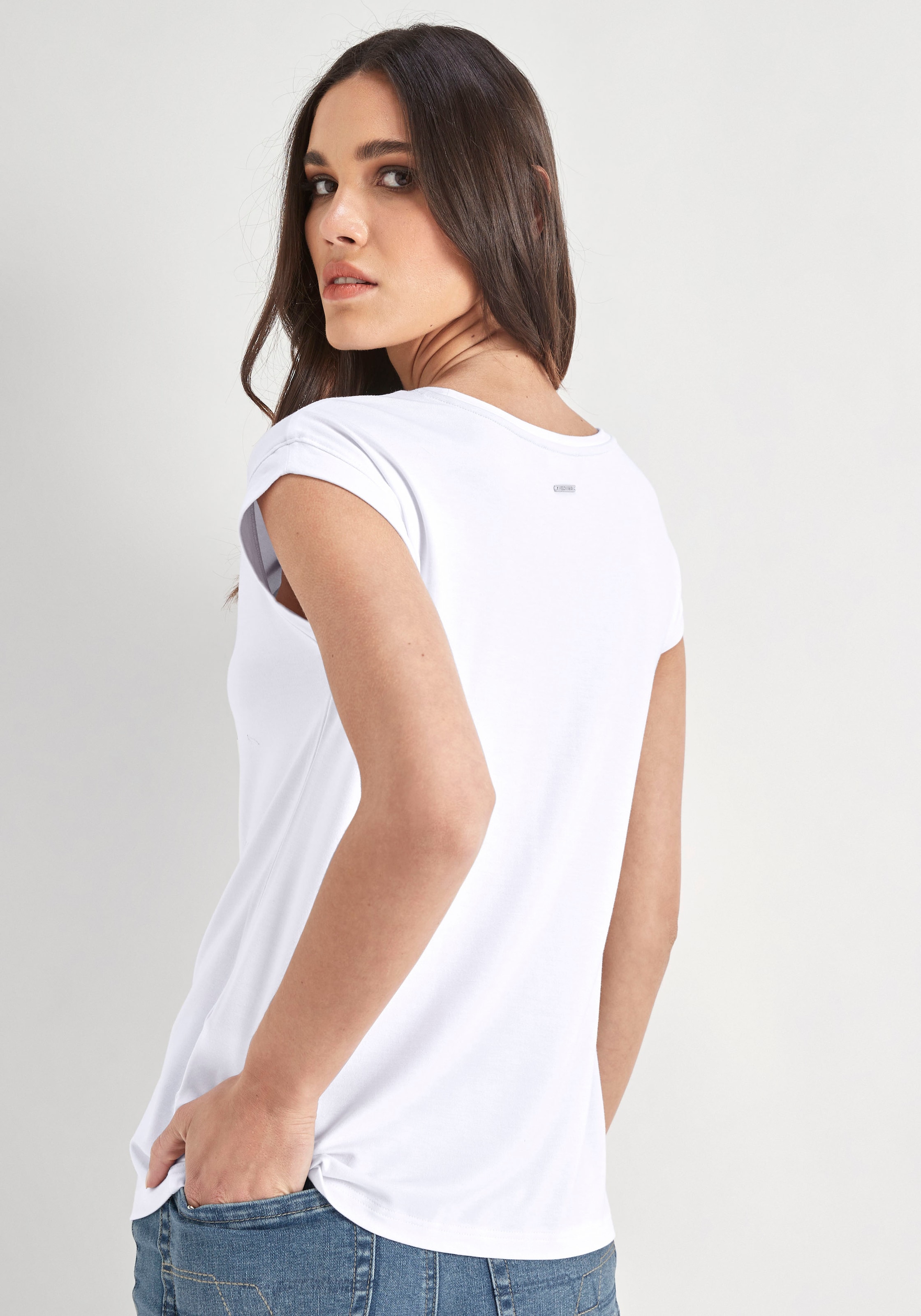 HECHTER PARIS Kurzarmshirt, mit modischem Logodruck für kaufen | BAUR