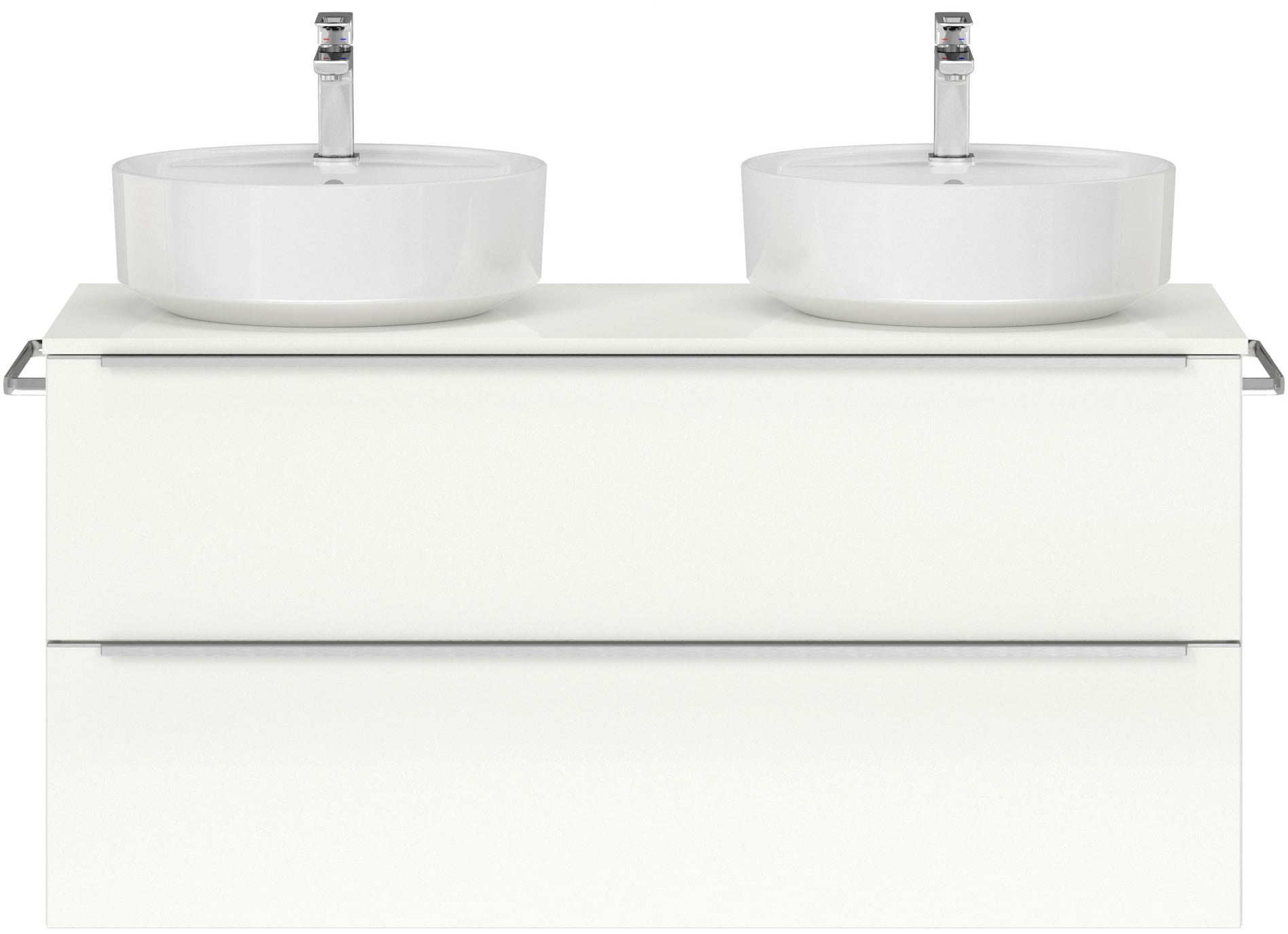 nobilia Waschtisch-Set "Alvene" mit Doppelwaschplatz, vormontiert, mit Soft-Close, 1 Stk. tlg.