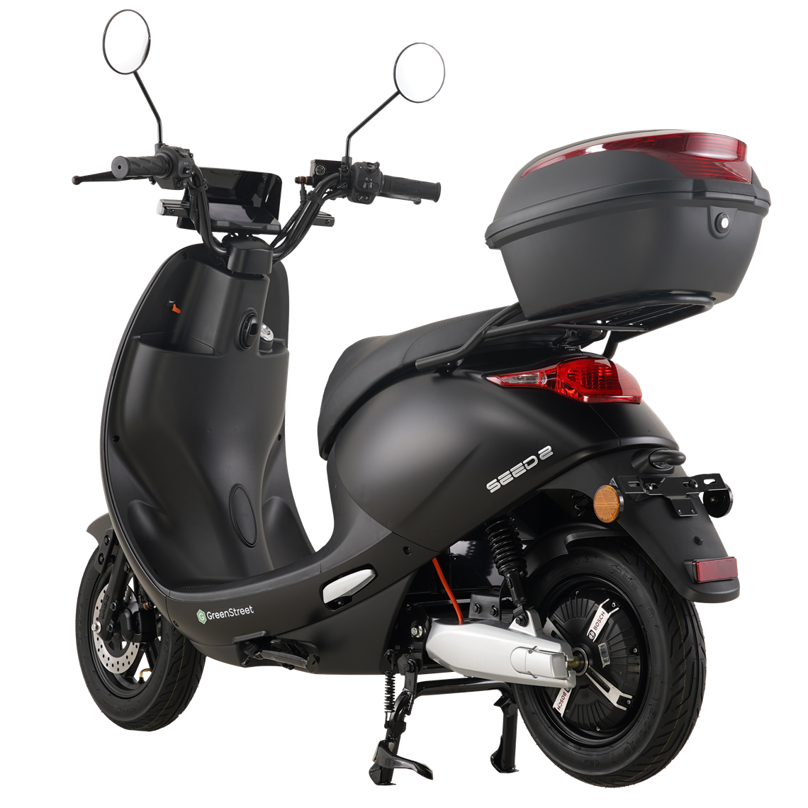 GreenStreet E-Motorroller »SEED2 2000W 45 km/h schwarz inkl. Topcase«